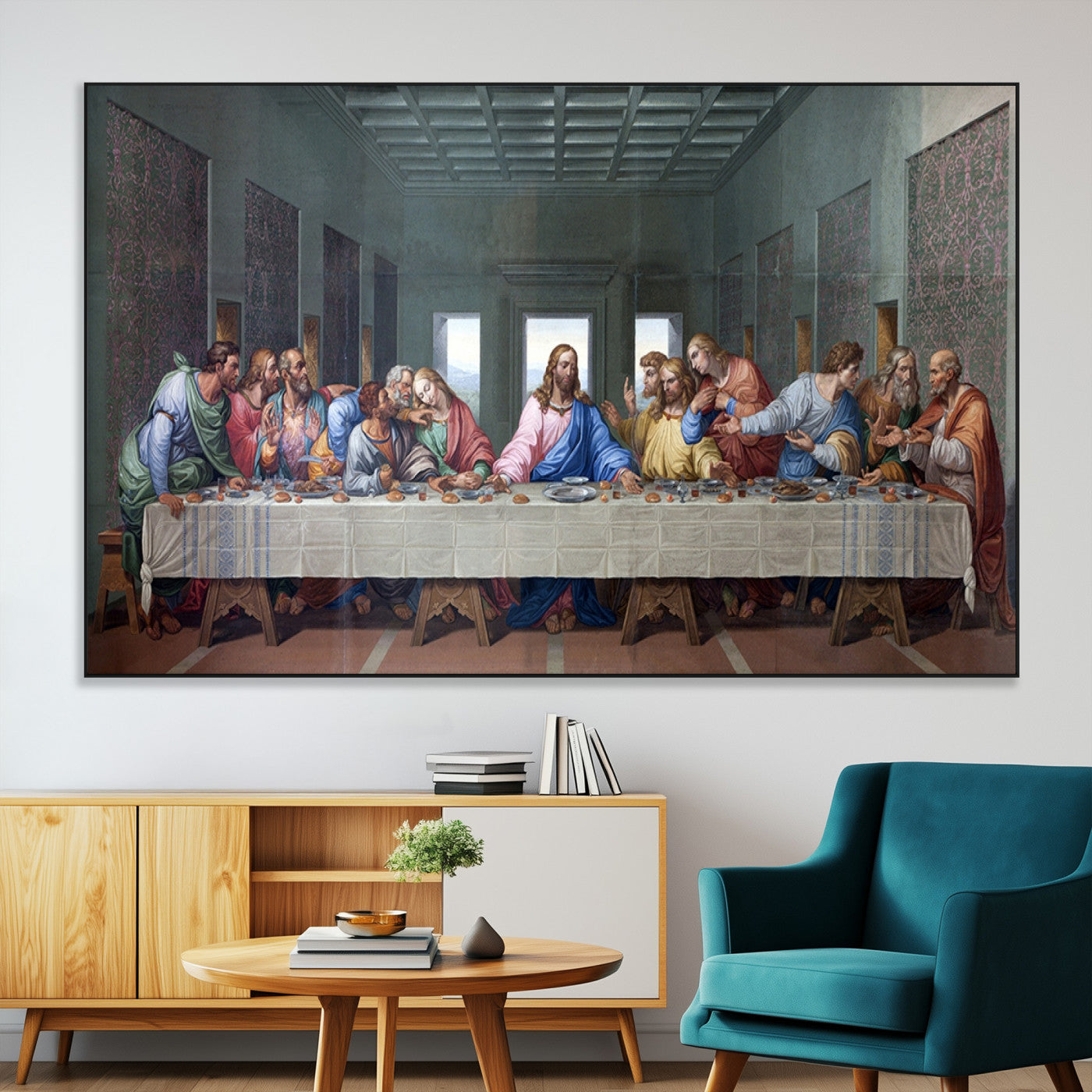 SEG-FC-51X34_Oversize - The Last Supper Multi Panel Canvas Wall Art