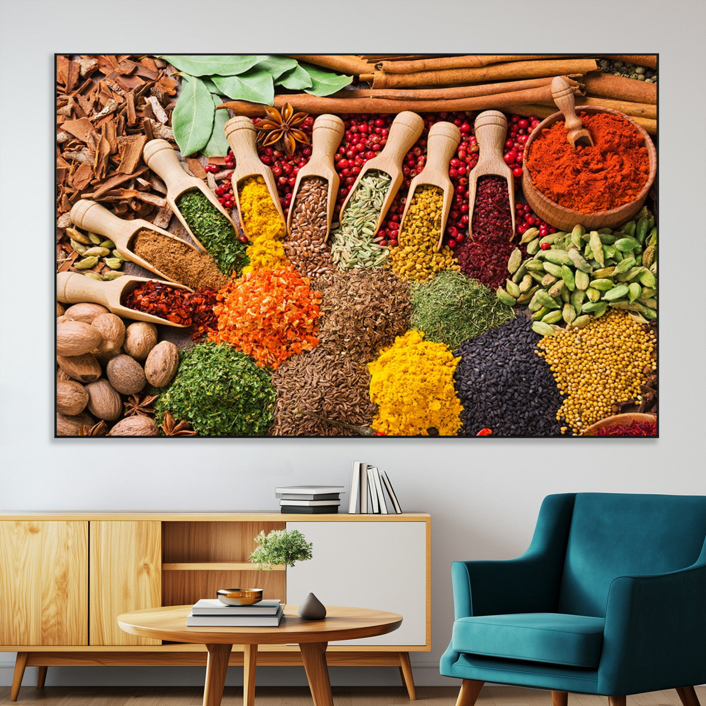 SEG-FC-51X34_Oversize - Spices Kitchen Wall Art Canvas Print
