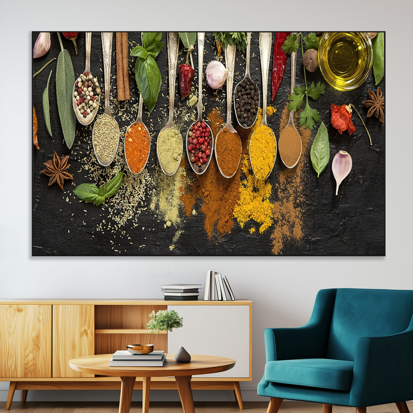 SEG-FC-51X34_Oversize - Kitchen Spice Wall Art Canvas Print