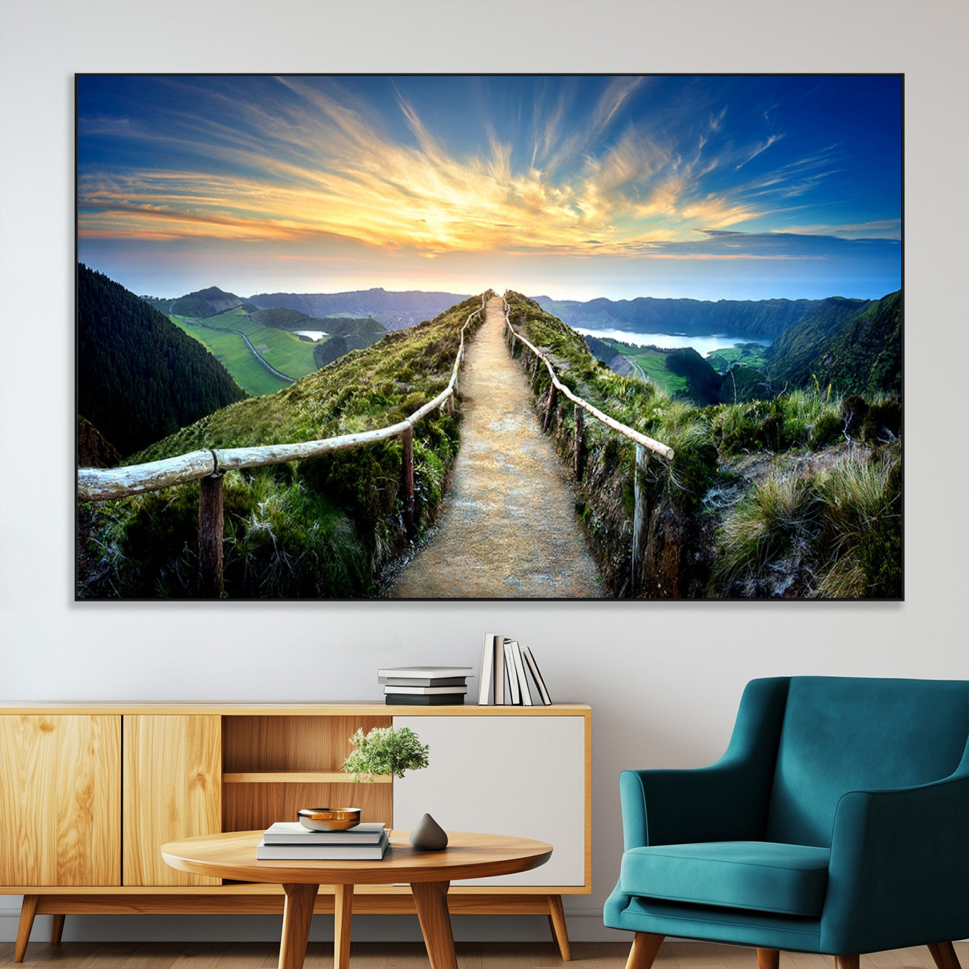 SEG-FC-51X34_Oversize - Mountain Landscape Wall Art Canvas Print