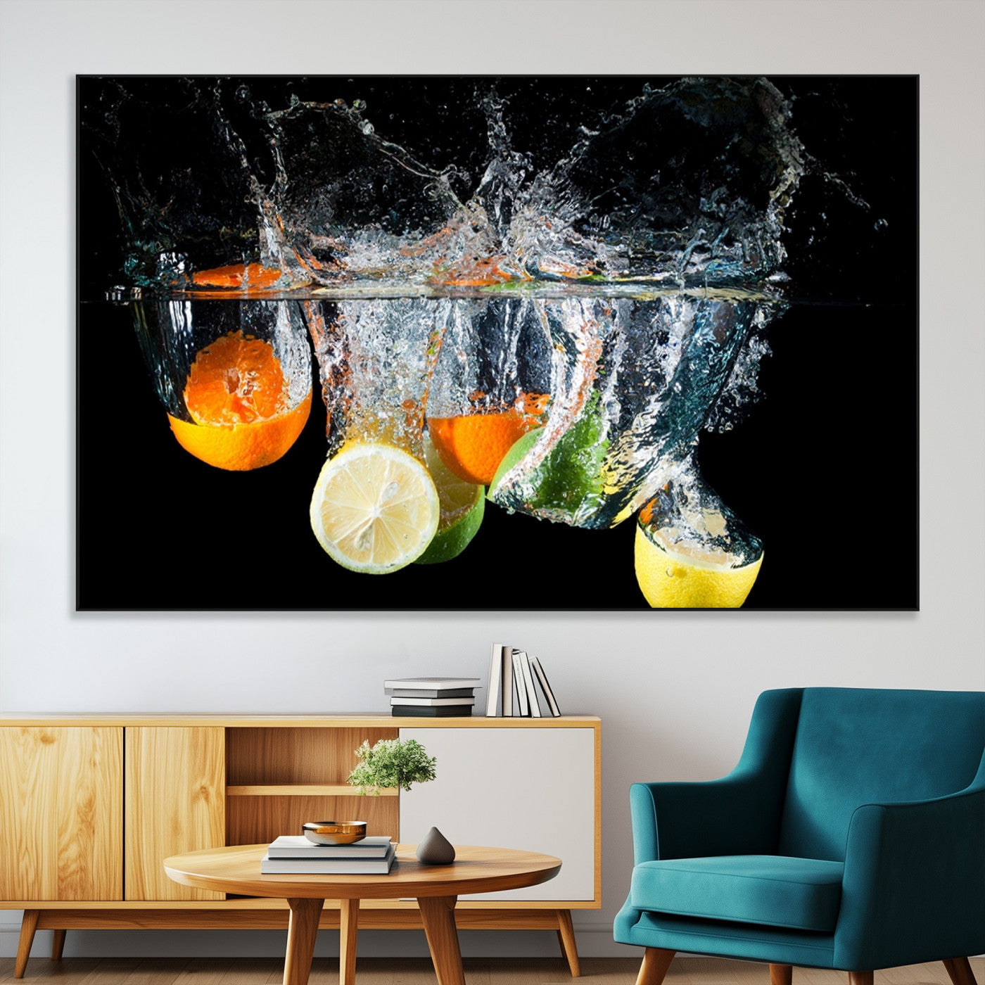 SEG-FC-51X34_Oversize - Kitchen Wall Art, Kitchen Fruits Art Canvas Print