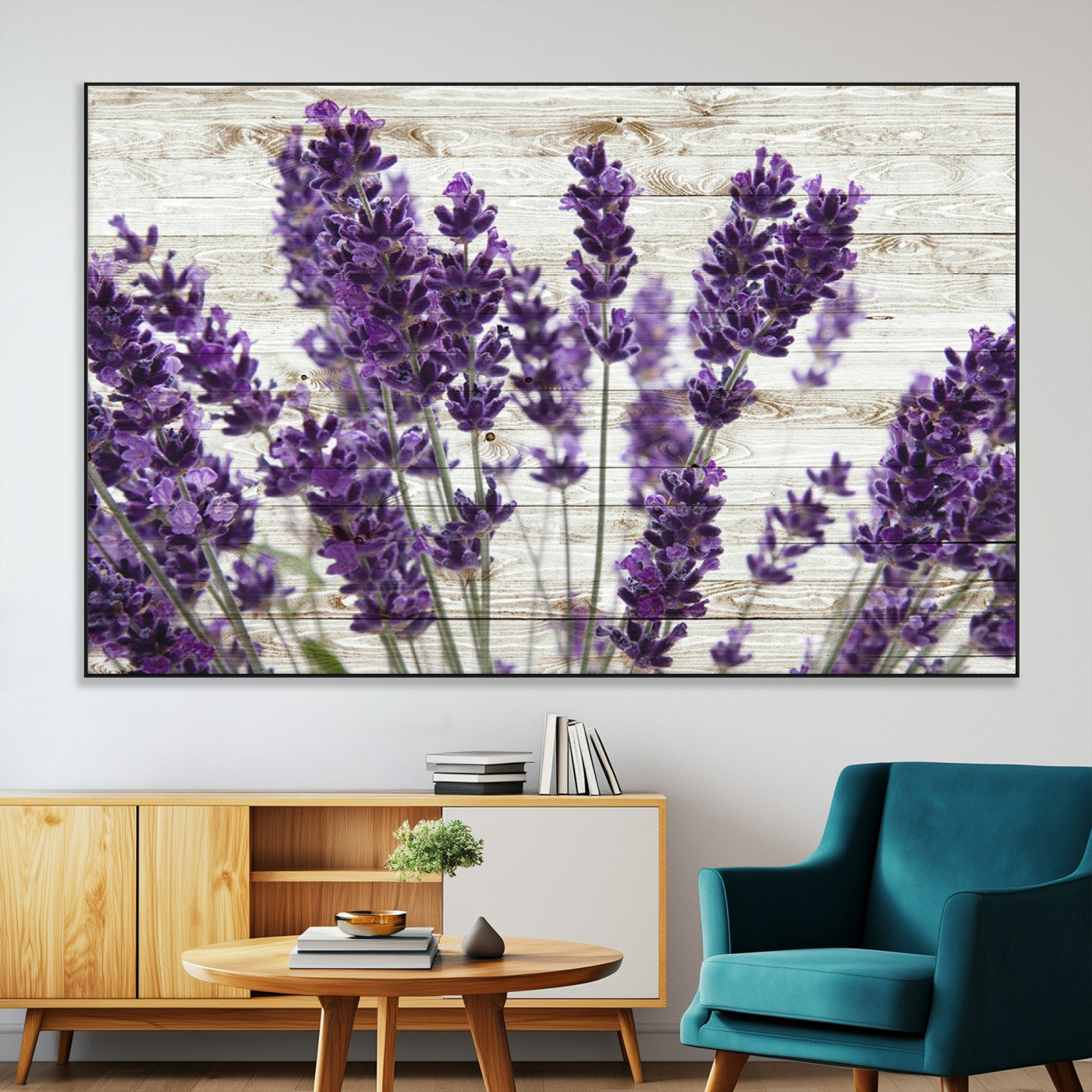 SEG-FC-51X34_Oversize - Lavender Canvas Wall Art Flower Print