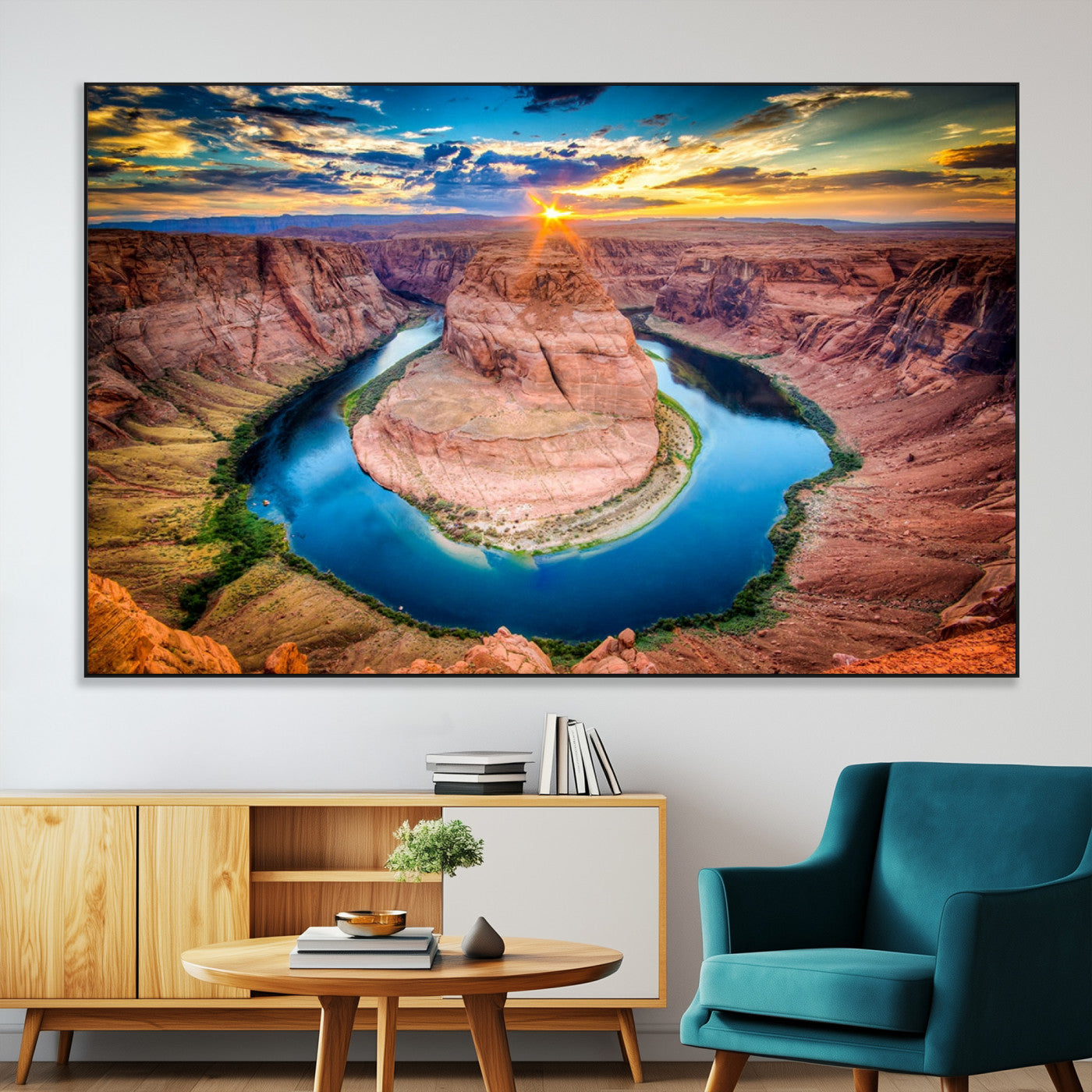 -Grand Canyon Wall Art Canvas Print