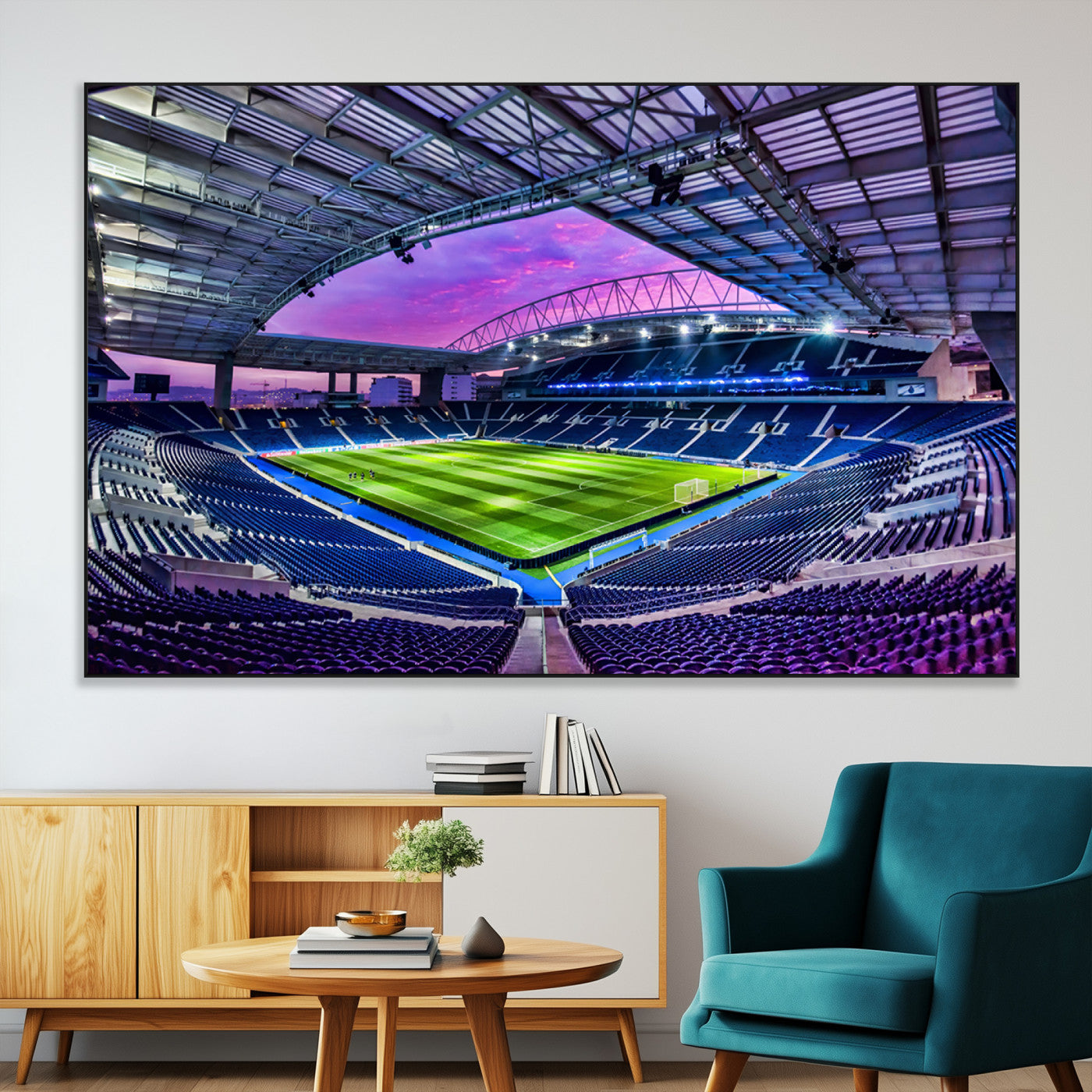 SEG-FC-51X34_Oversize - FC Porto Soccer Team Print Canvas- Dragon Stadium Wall Art Canvas Print