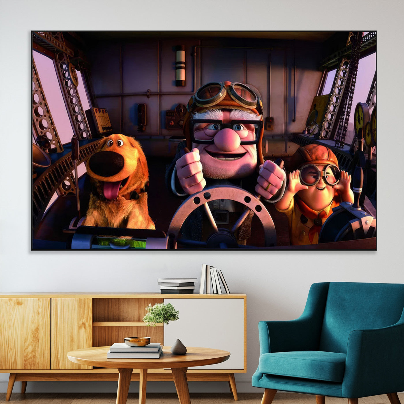 SEG-FC-51X34_Oversize - Carl Russel And Dog, Movie Up Poster, Movie Up Wall Art, Movie Up Poster Print, Carl