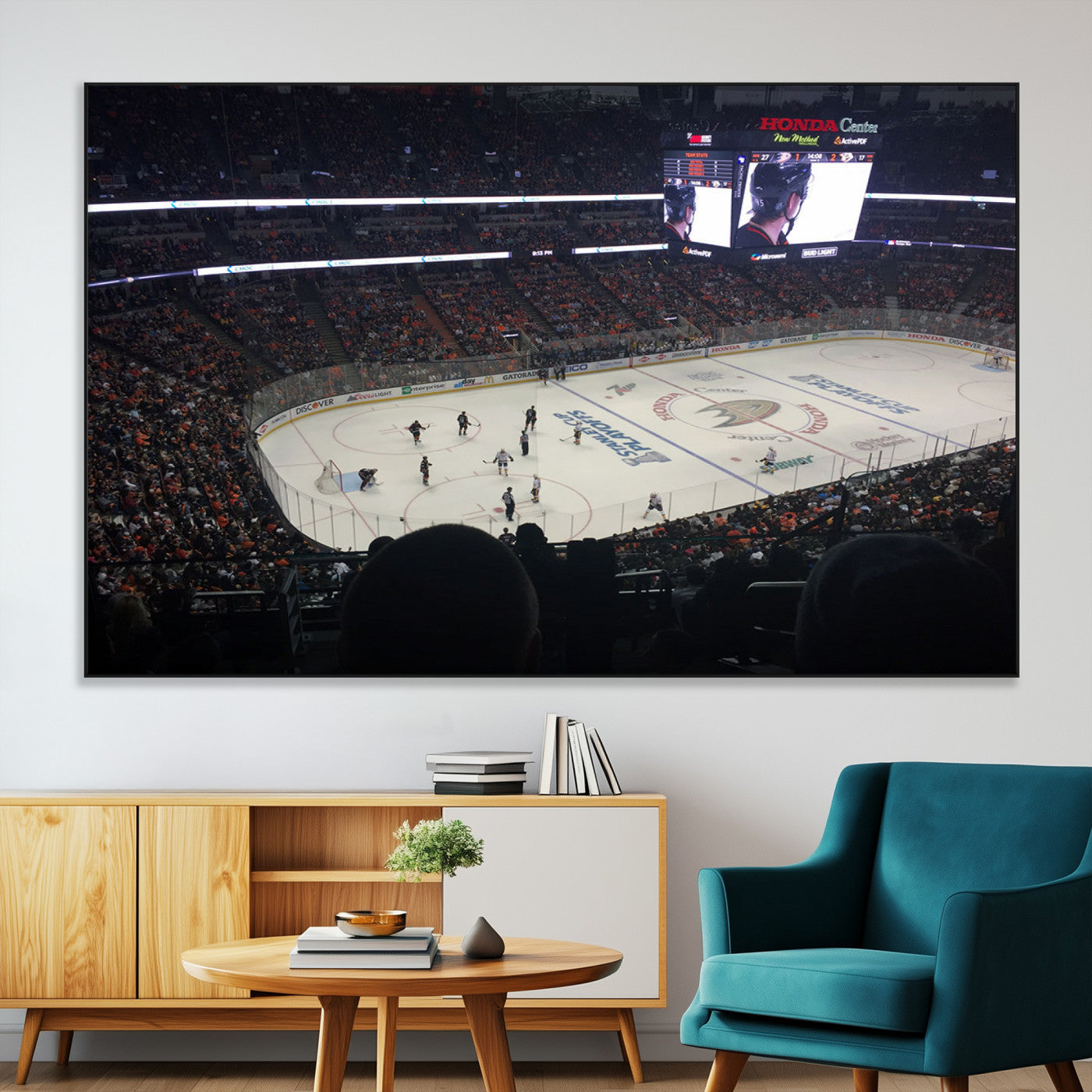 SEG-FC-51X34_Oversize - Honda Center California Anaheim Ducks Hockey Stadium Wall Art, Honda Center California Stadium Wall
