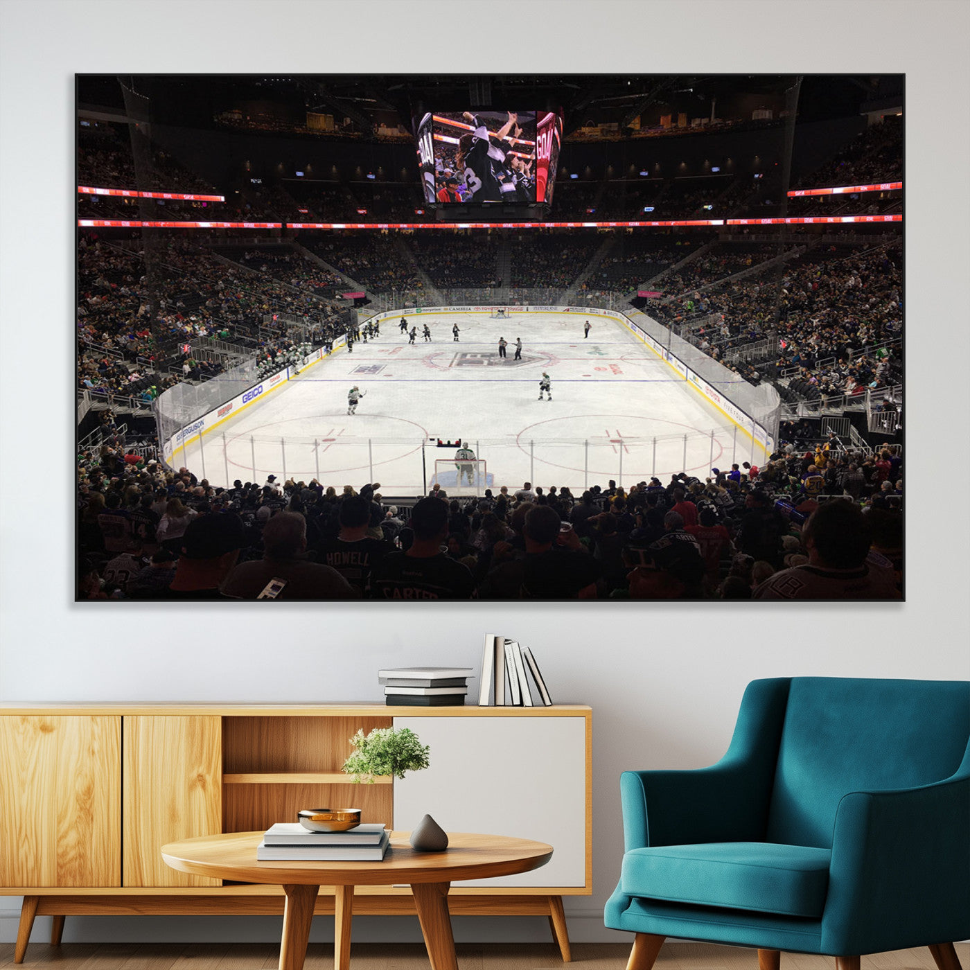 SEG-FC-51X34_Oversize - T Mobile Arena Paradise Nevada Vegas Golden Knights Ice Hockey Stadium Canvas Print Wall Art