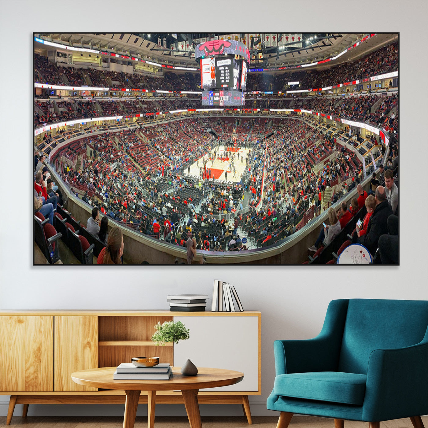 SEG-FC-51X34_Oversize - United Center Chicago Bulls Stadium Wall Art Canvas Print