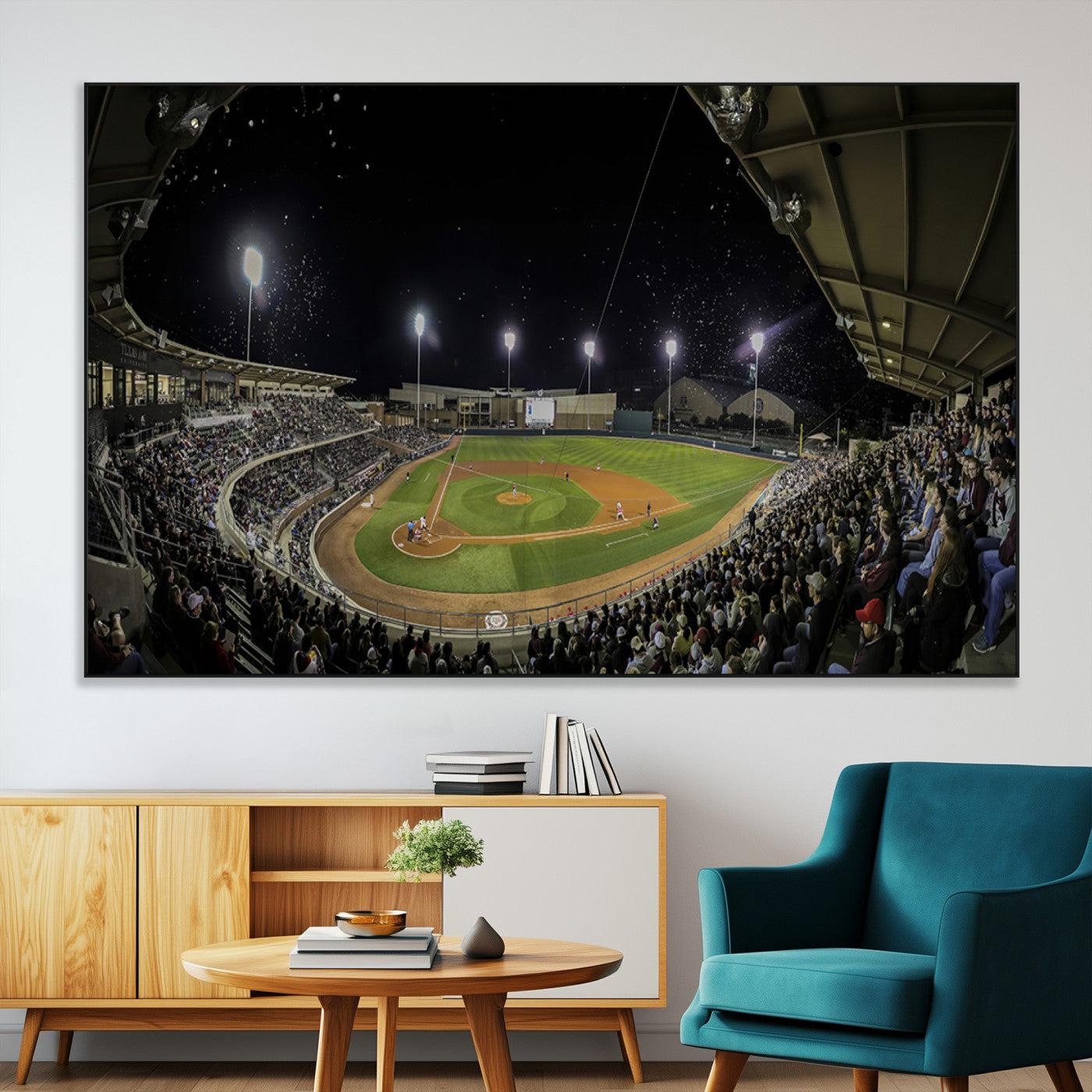 SEG-FC-51X34_Oversize - Olsen Field at Blue Bell Park - Texas A&M Aggies Baseball Stadium Wall Art Canvas Print