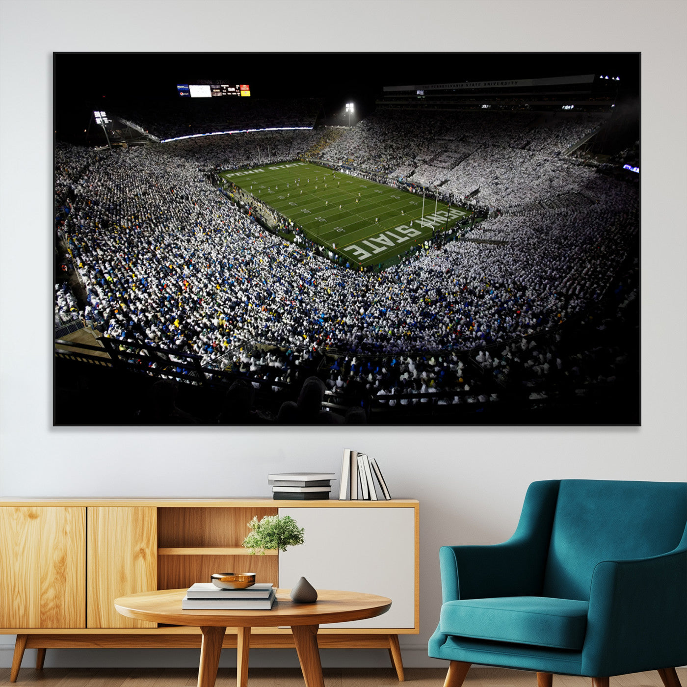 SEG-FC-51X34_Oversize - Penn State Football Stadium Wall Art - Beaver Stadium Canvas Print