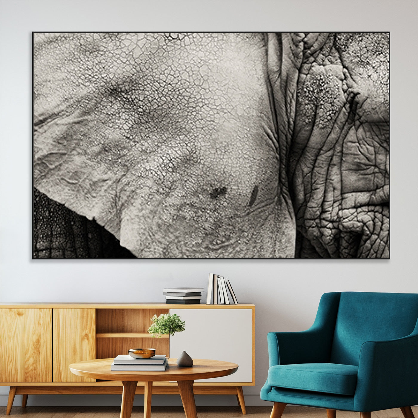 SEG-FC-51X34_Oversize - Elephant Wall Art Canvas Print