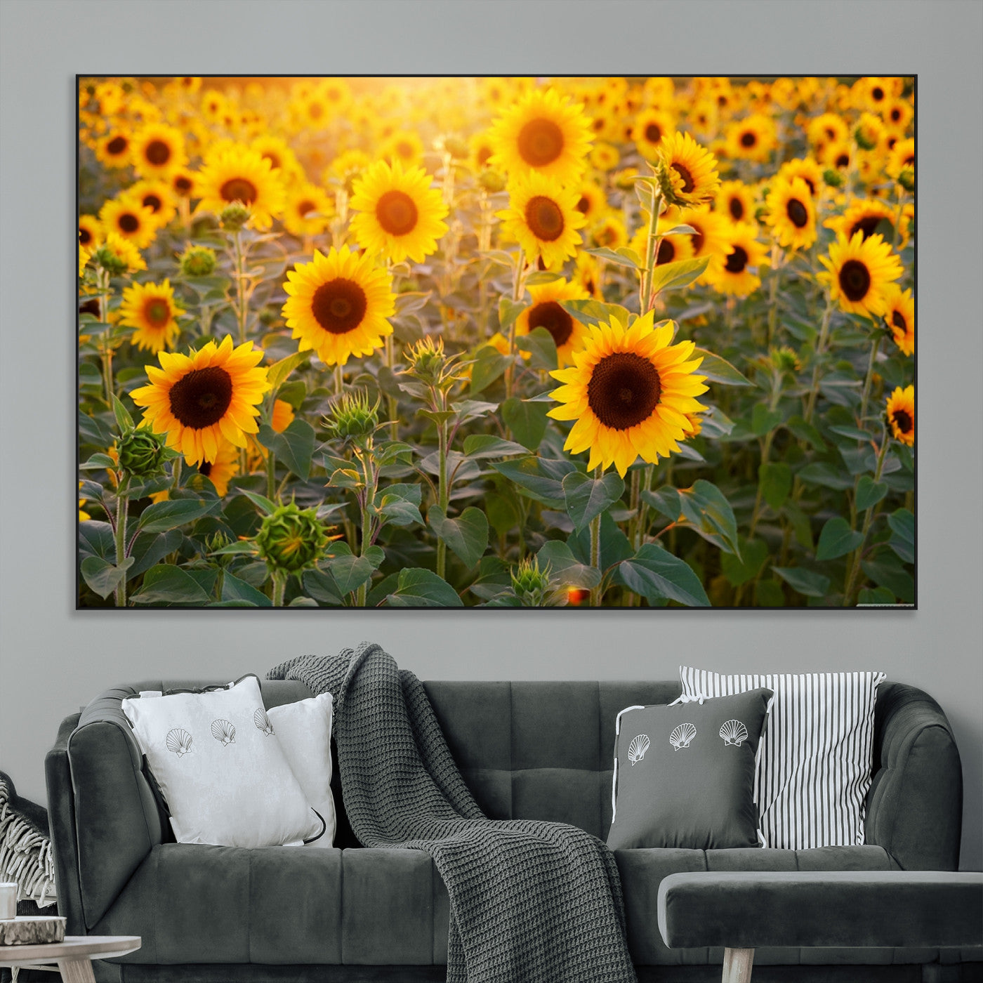 SEG-FC-51X34_Oversize - Sunflower Sunshine Wall Art Canvas Print