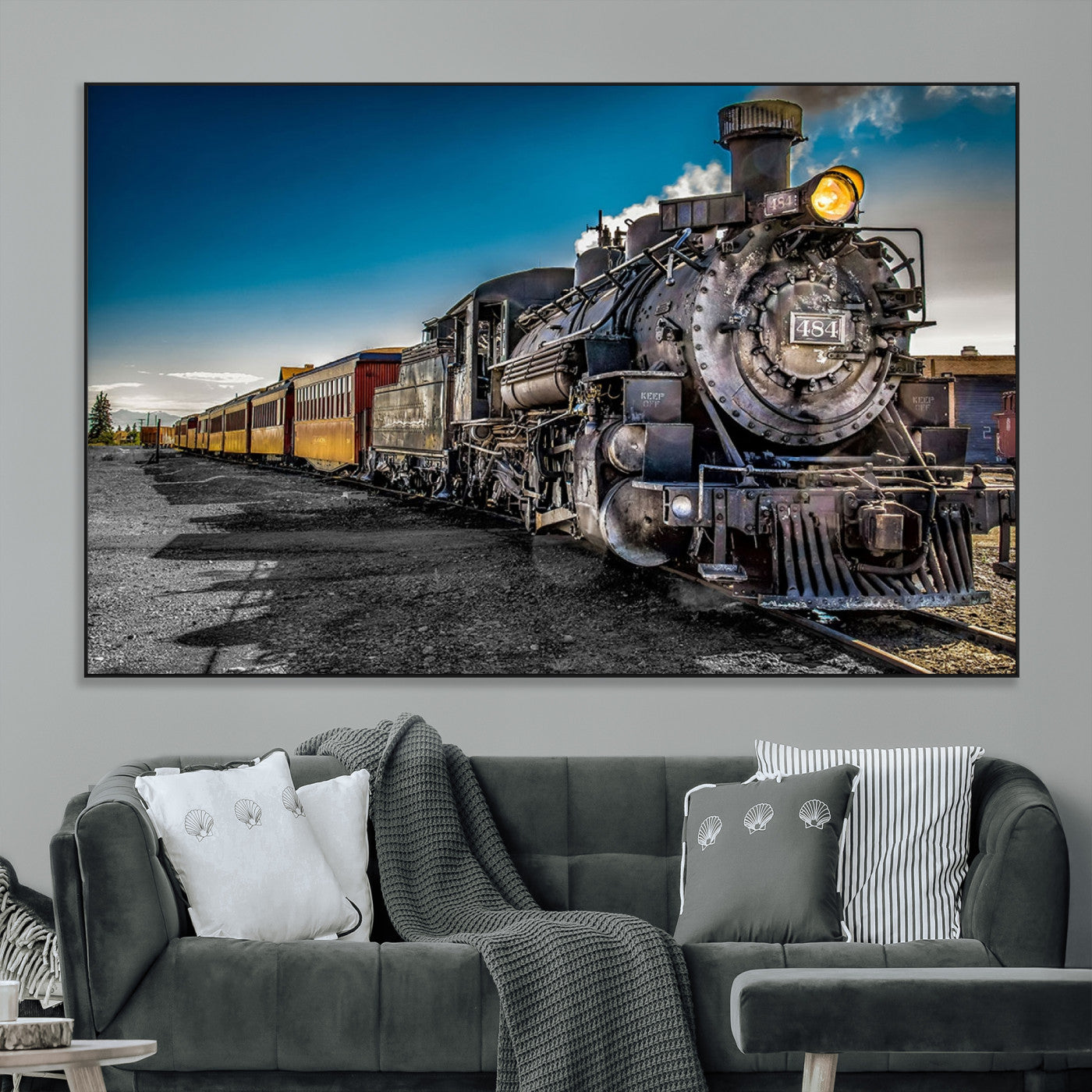 SEG-FC-51X34_Oversize - Train Wall Art Canvas Print