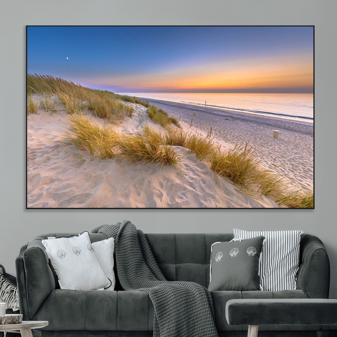 -Sunrise On The Beach Wall Art Canvas Print
