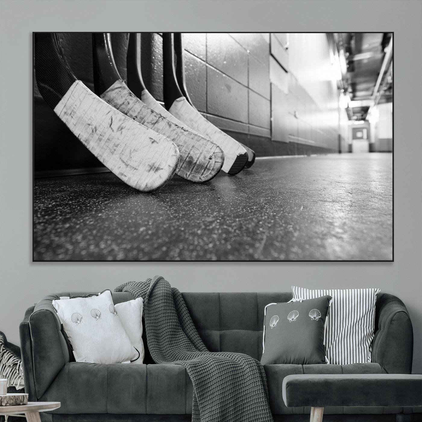 -Ice Hockey Wall Art Canvas Print