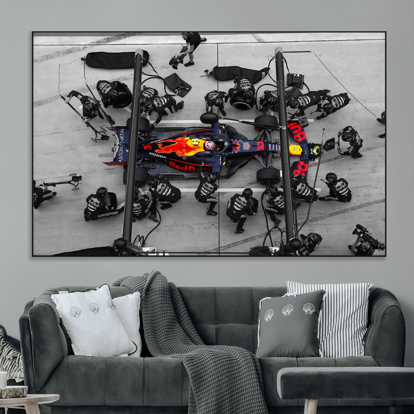 -RedBull Formula 1 Canvas Wall Art Print