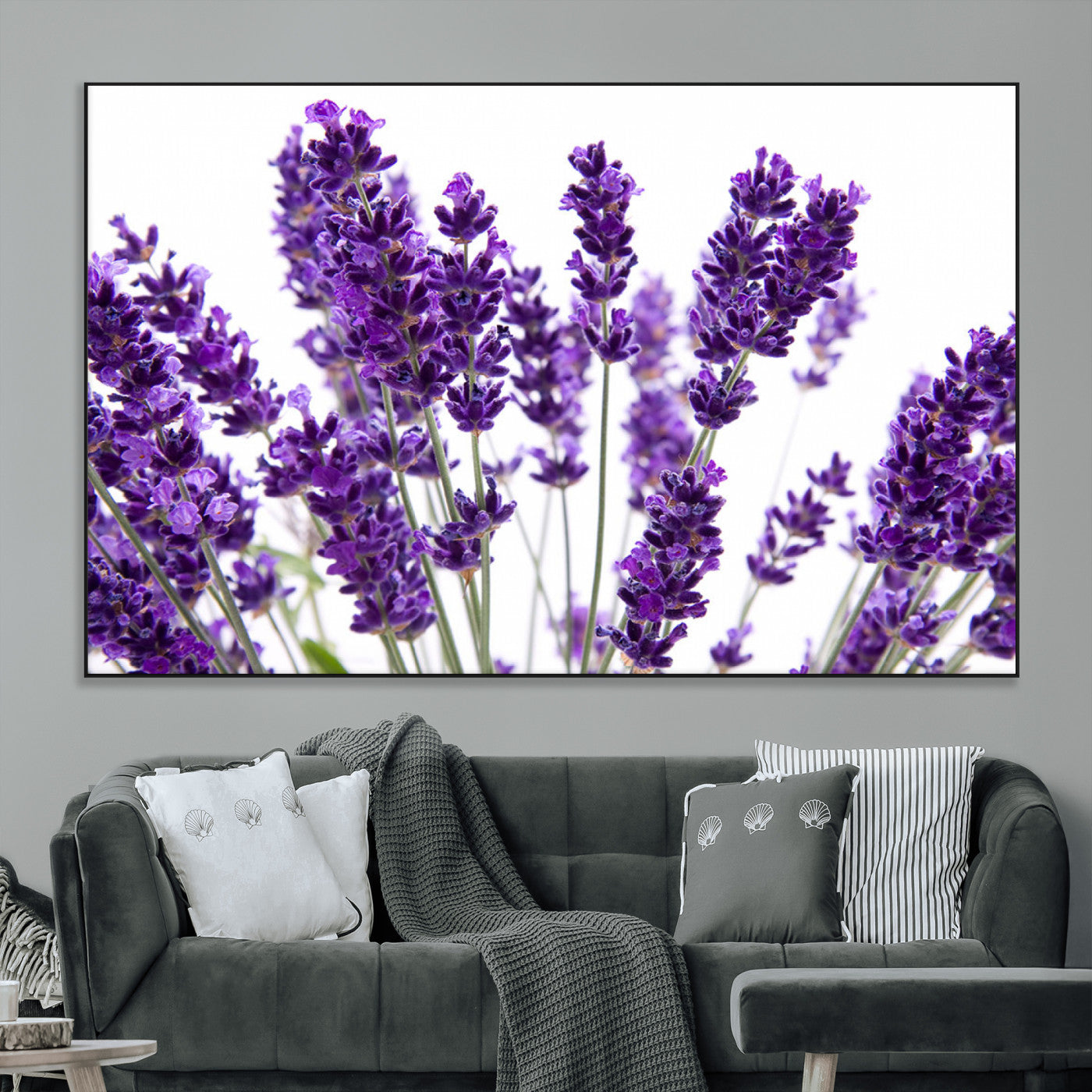 SEG-FC-51X34_Oversize - Lavender Flower Wall Art Canvas Print