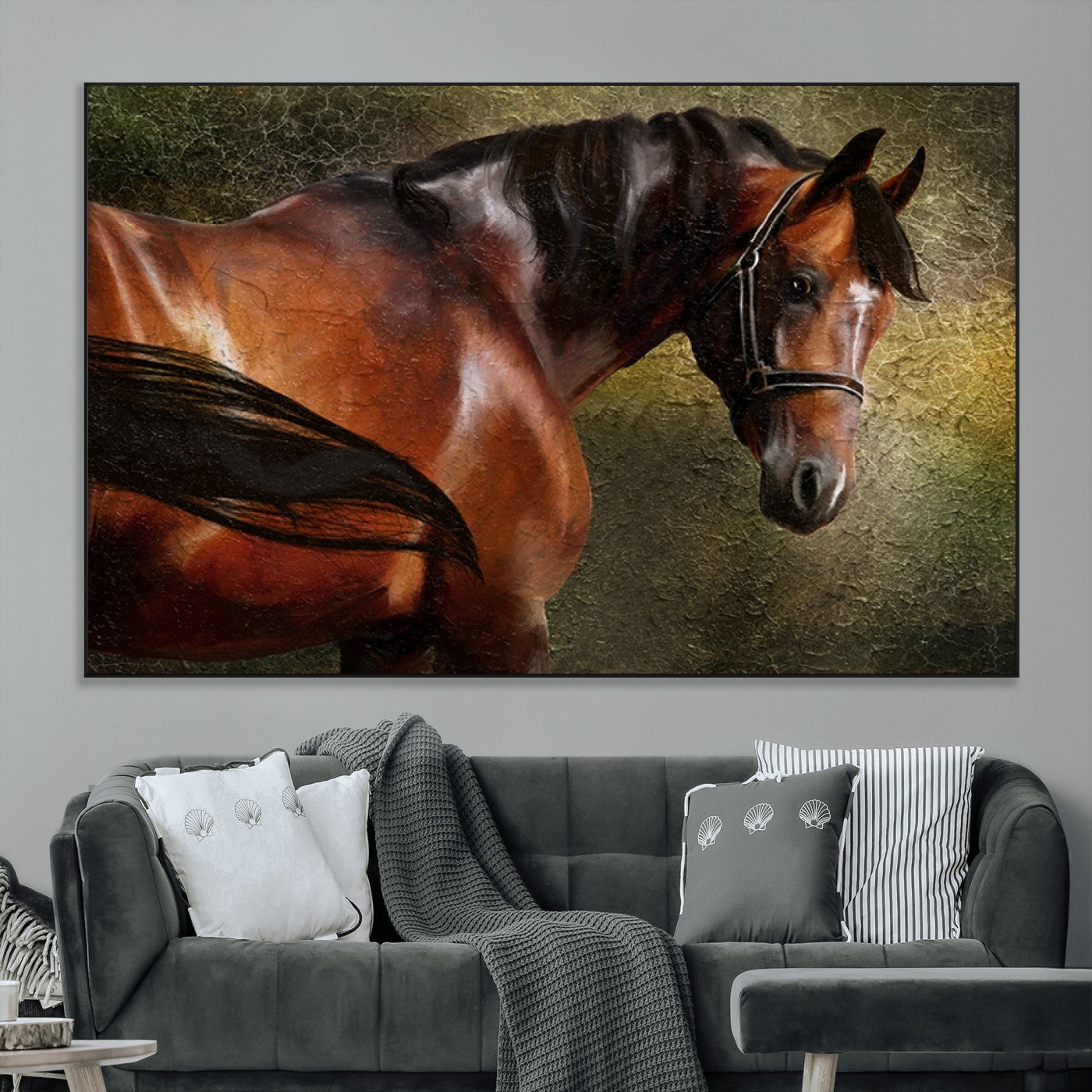 SEG-FC-51X34_Oversize - Wild Horses Wall Art Canvas Print