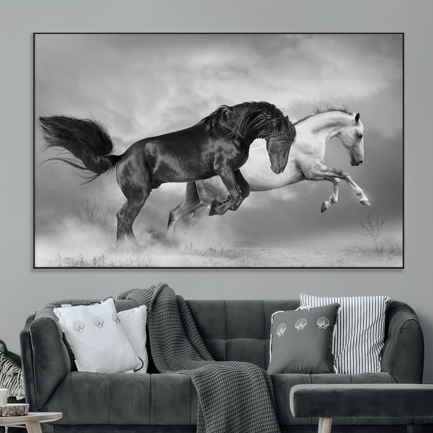 SEG-FC-51X34_Oversize - Wild Horses Wall Art Canvas Print