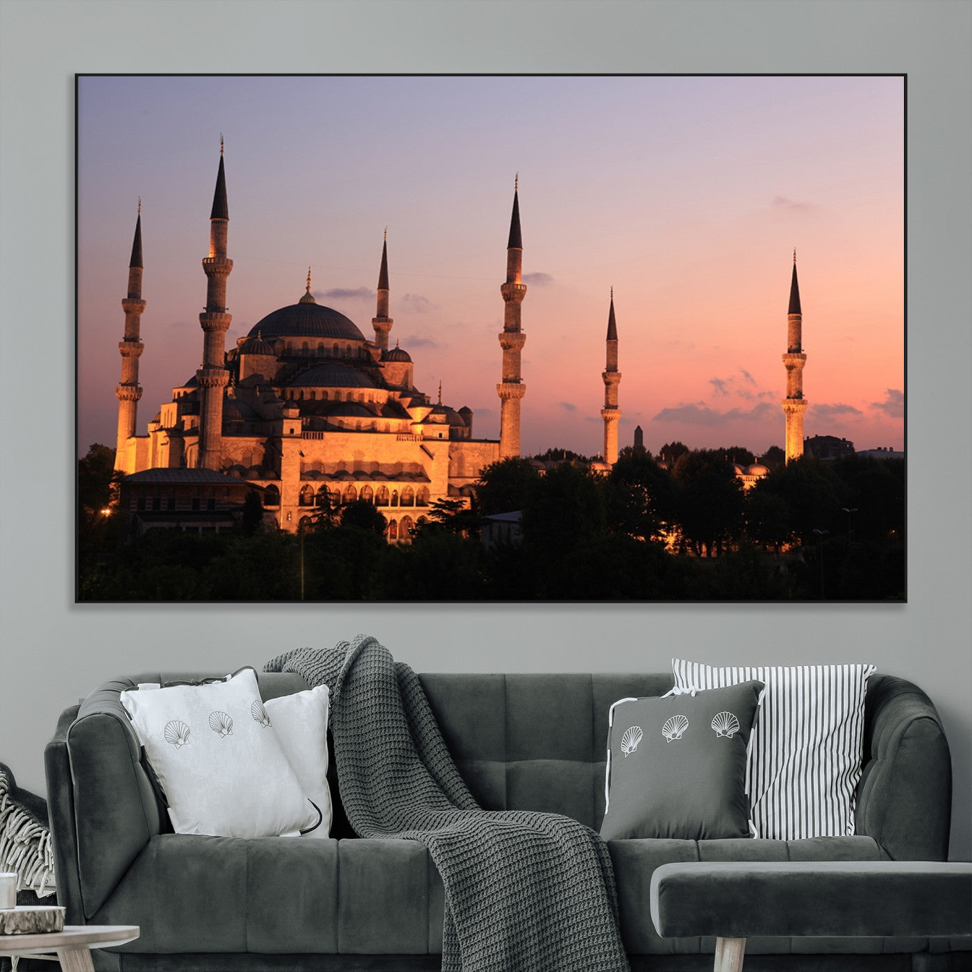 SEG-FC-51X34_Oversize - Wall Art Turkey Istanbul Skyline Canvas Print