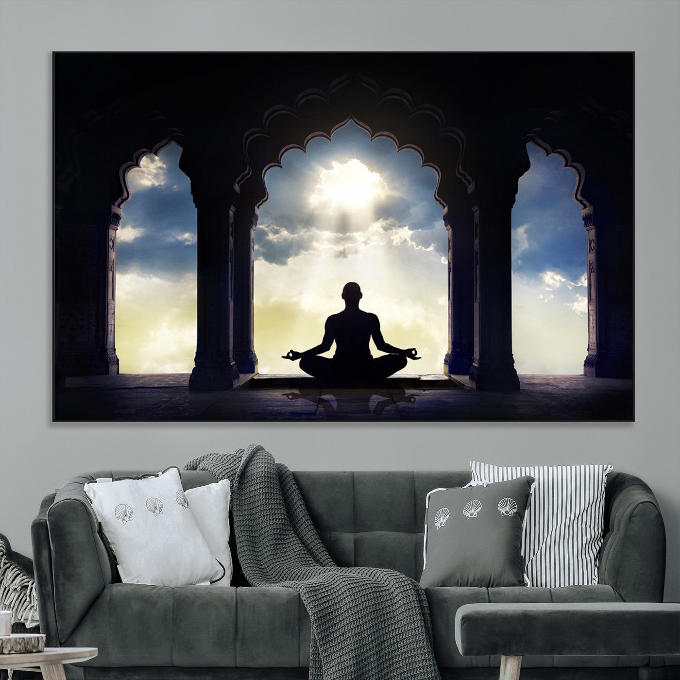 SEG-FC-51X34_Oversize - Women and Yoga Wall Art Canvas Print