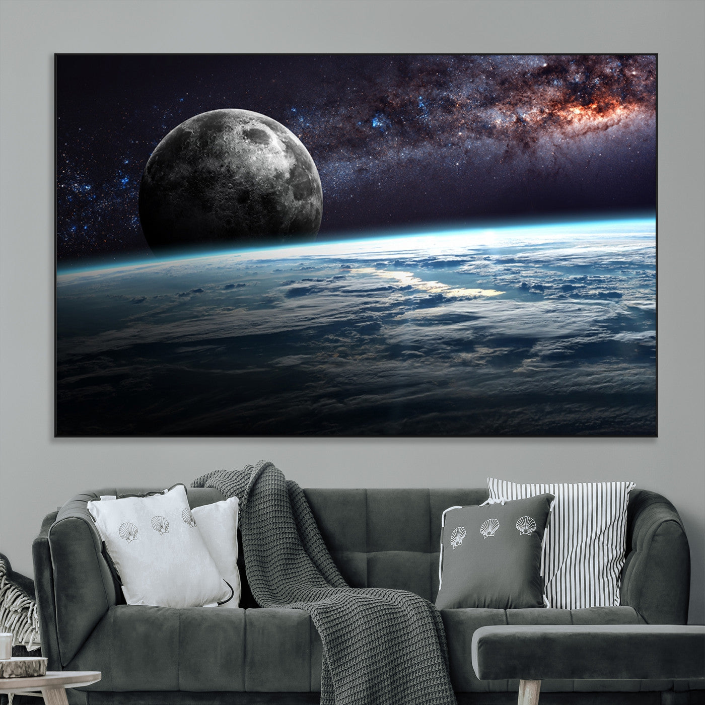 SEG-FC-51X34_Oversize - Space and Planet Canvas Print