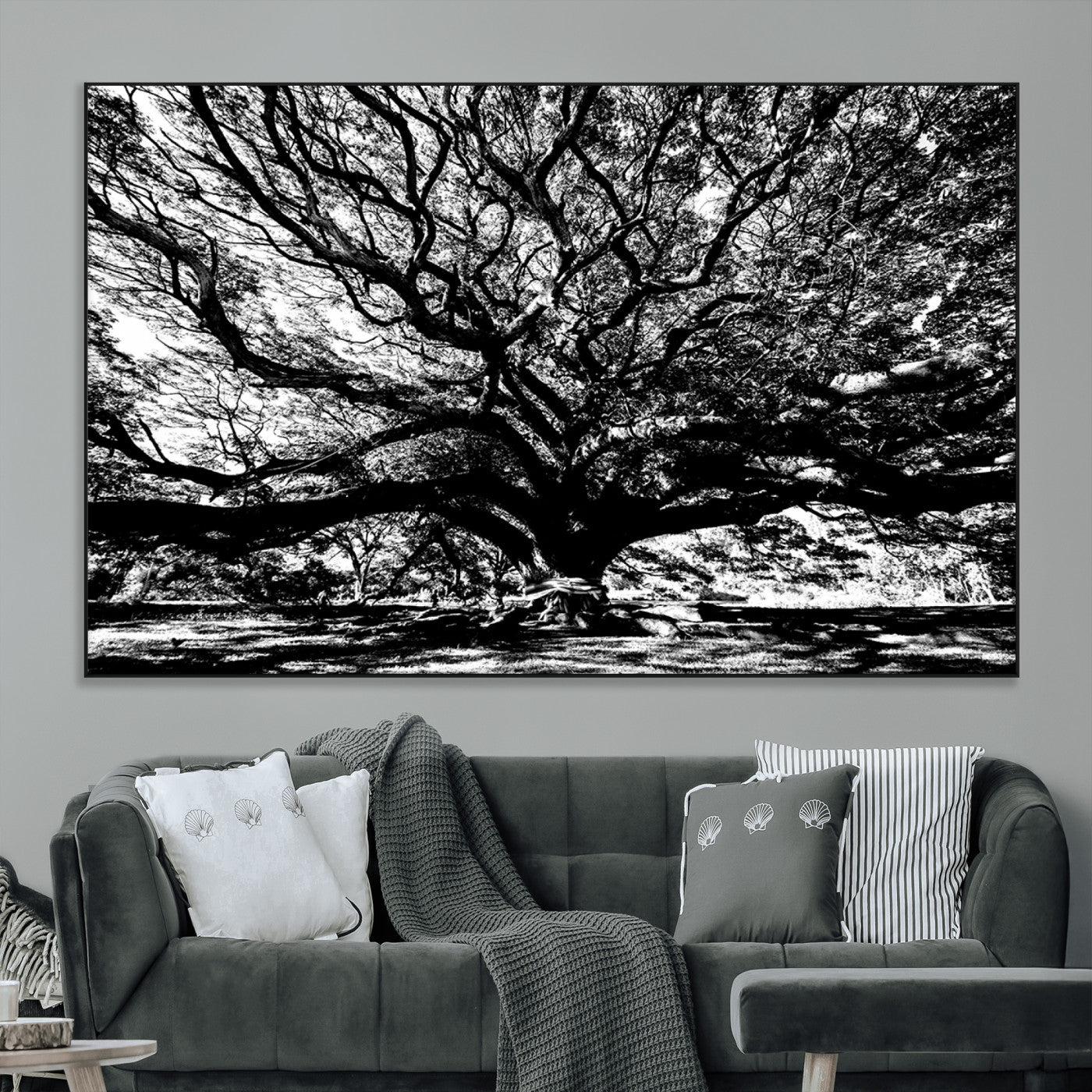 SEG-FC-51X34_Oversize - Mighty Angel Oak Wall Art | Angel Oak Tree Art Print