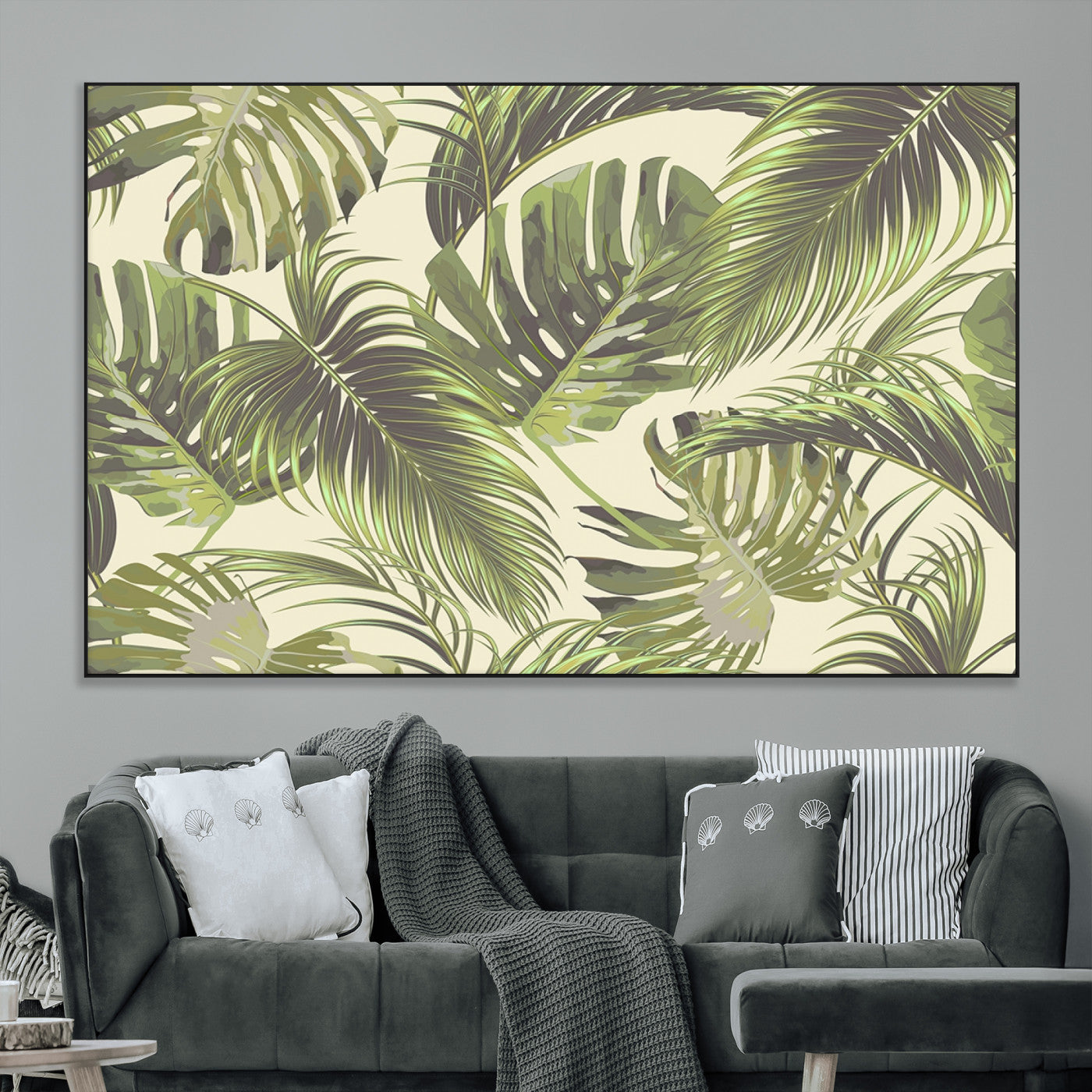 SEG-FC-51X34_Oversize - Palm Leaves Canvas Print