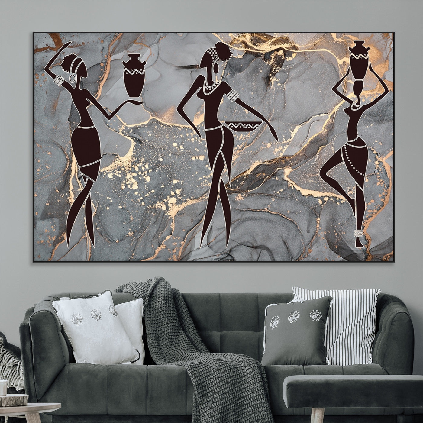 SEG-FC-51X34_Oversize - Abstract African Womens Art Canvas Print