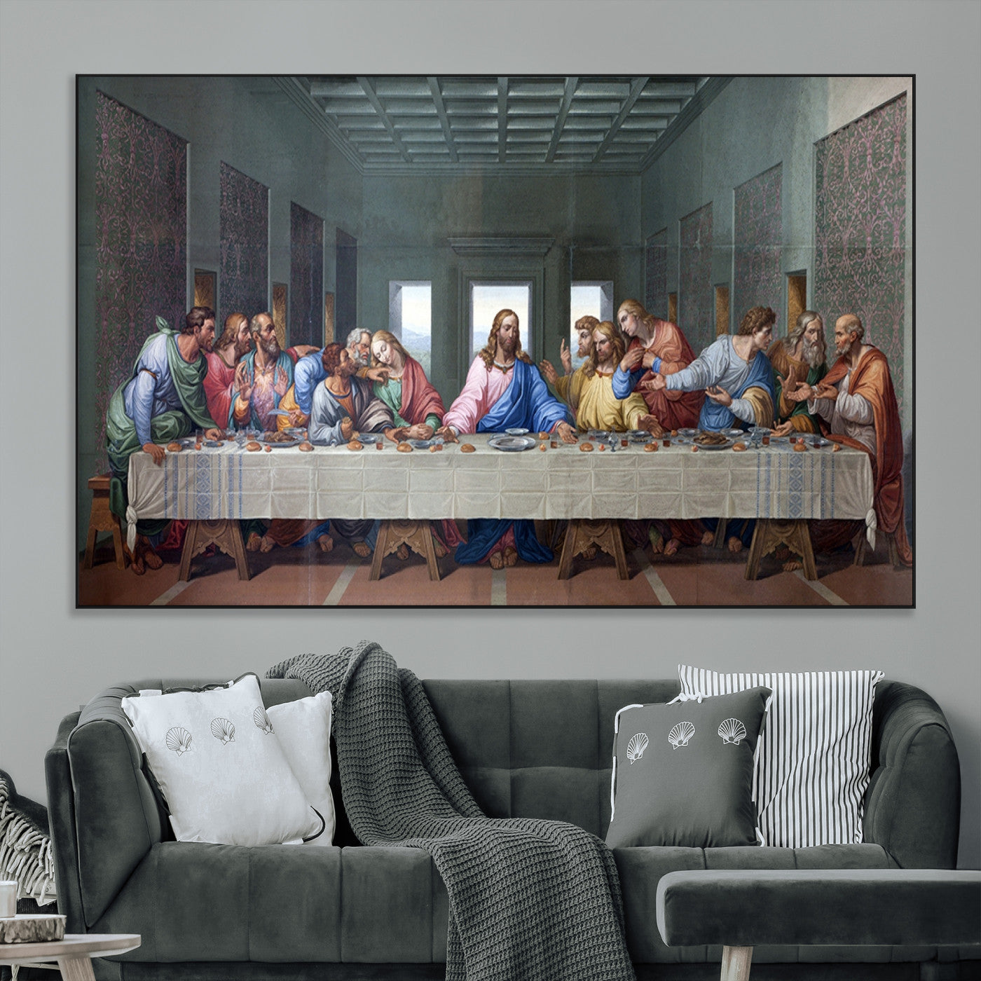 SEG-FC-51X34_Oversize - The Last Supper Multi Panel Canvas Wall Art