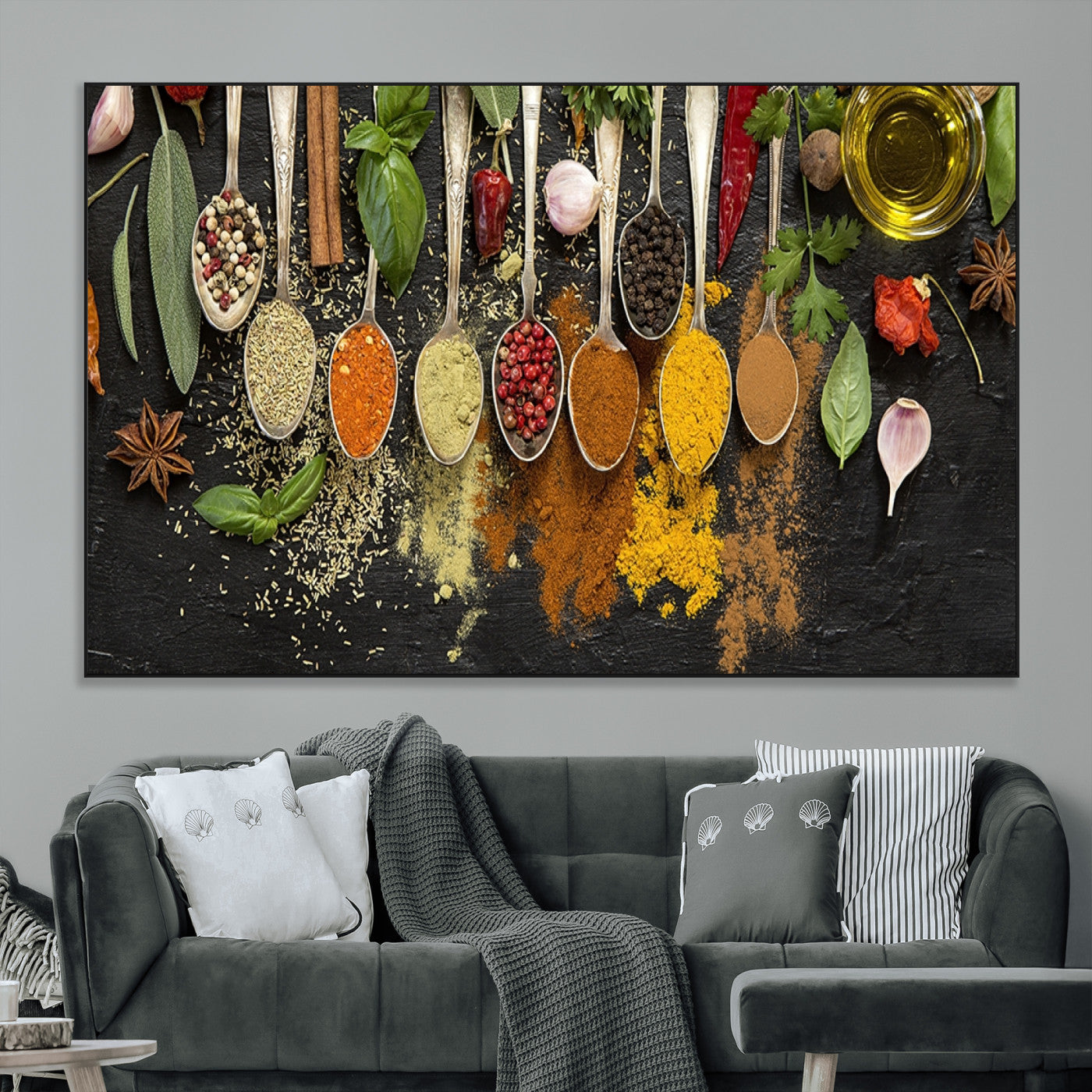 SEG-FC-51X34_Oversize - Kitchen Spice Wall Art Canvas Print