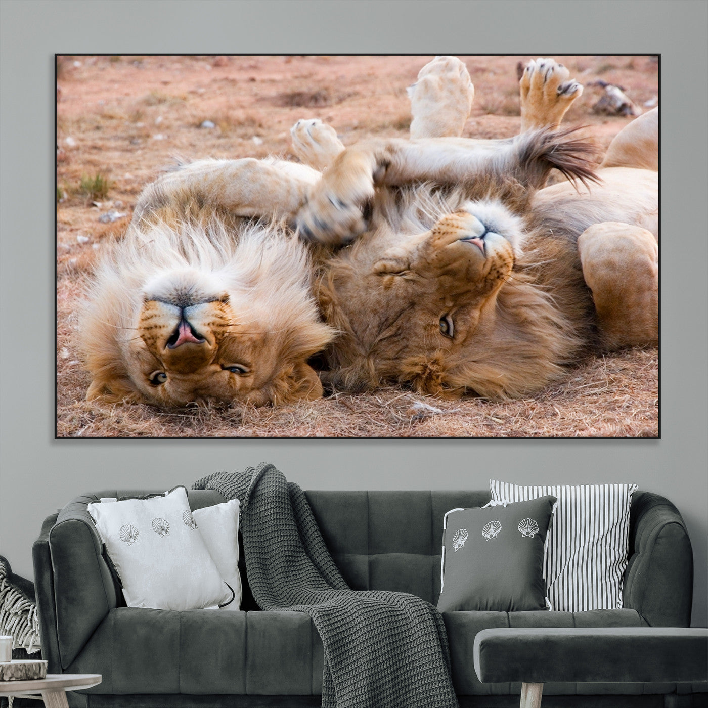 SEG-FC-51X34_Oversize - Animal Wall Art Lion Canvas Print