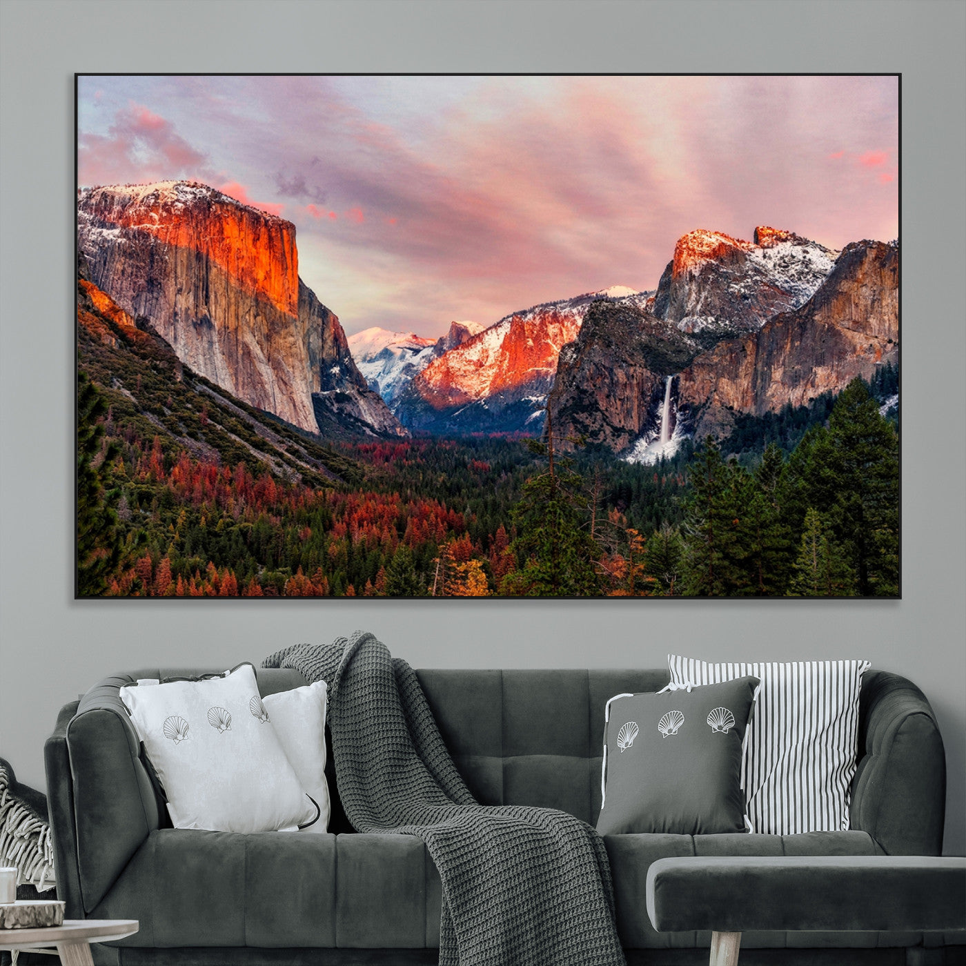 SEG-FC-51X34_Oversize - Yosemite Half Dome Wall Art Canvas Print El Capitan