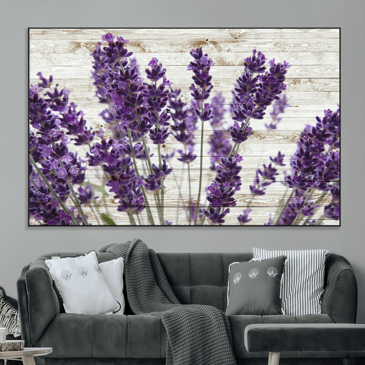 SEG-FC-51X34_Oversize - Lavender Canvas Wall Art Flower Print