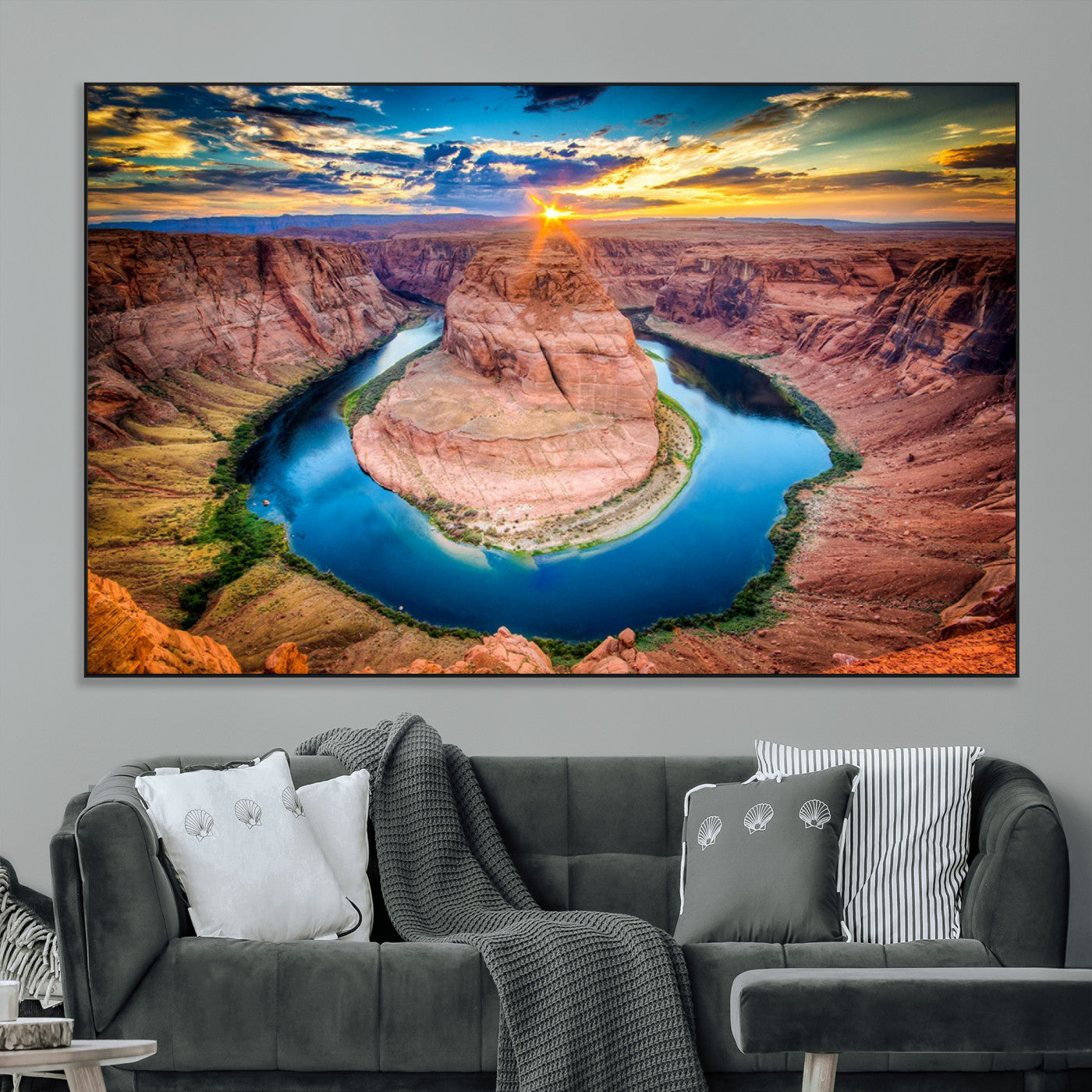 -Grand Canyon Wall Art Canvas Print