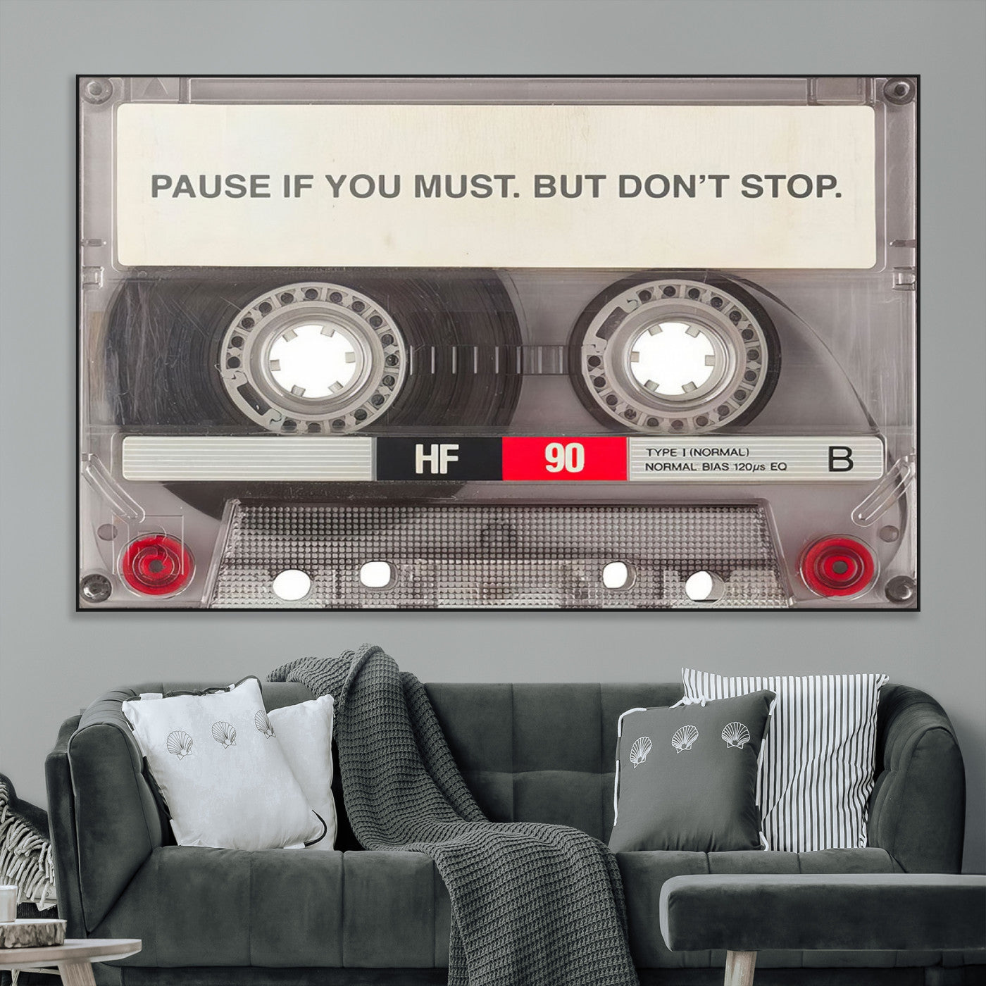 SEG-FC-51X34_Oversize - Music Cassette Iconic Wall Art Canvas Print