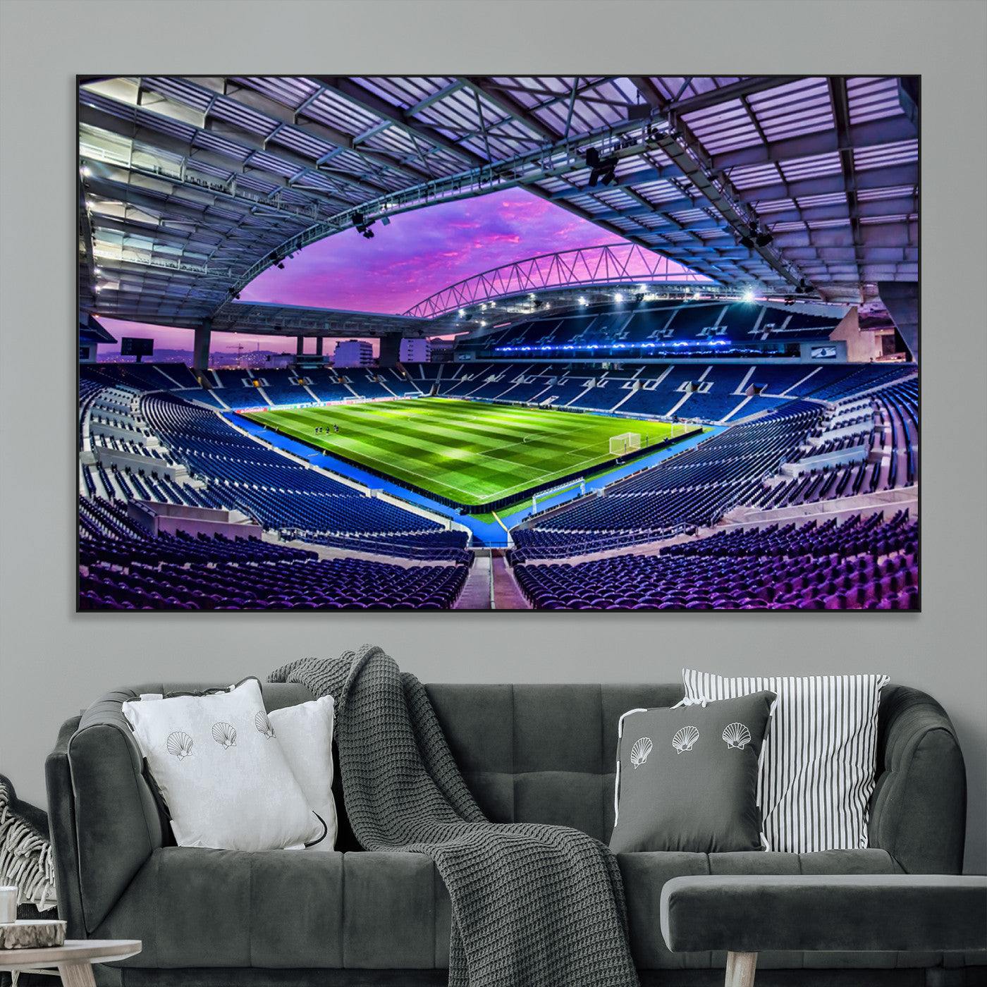 SEG-FC-51X34_Oversize - FC Porto Soccer Team Print Canvas- Dragon Stadium Wall Art Canvas Print