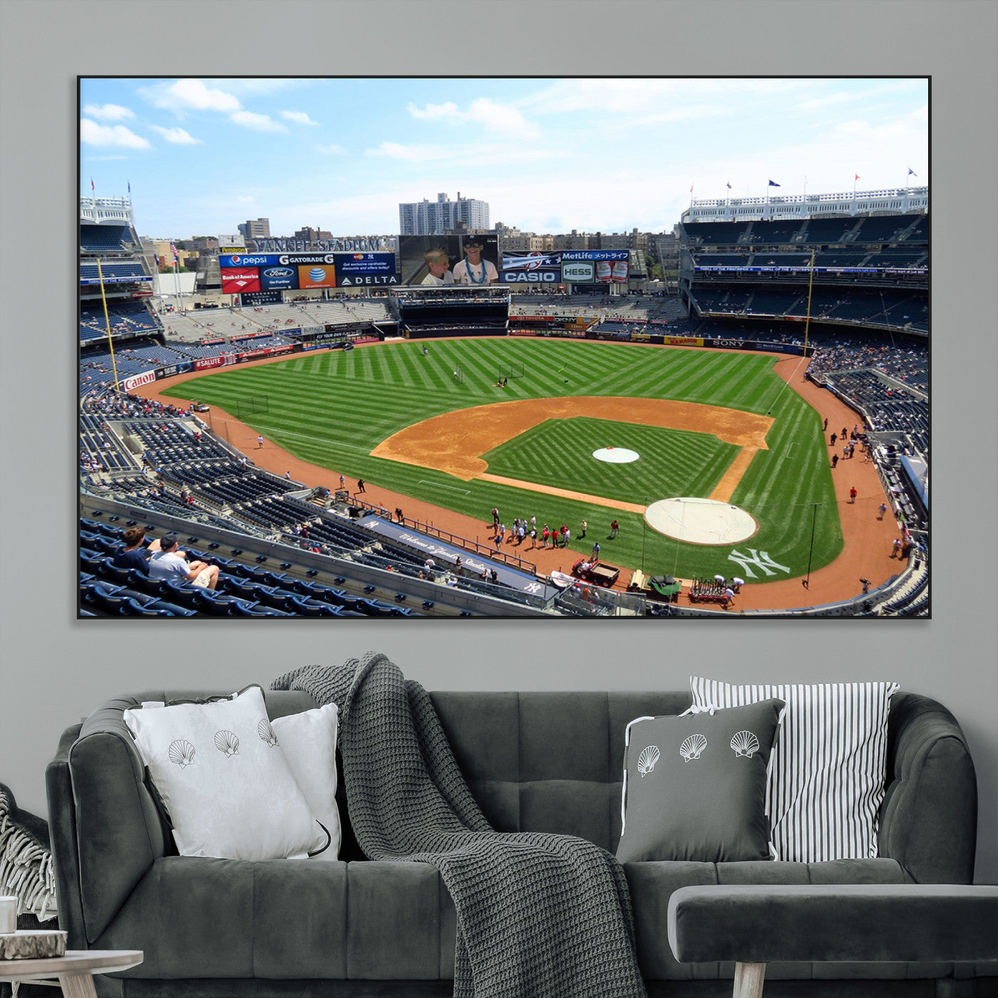 SEG-FC-51X34_Oversize - Buffalo Bills Stadium Wall Art - Buffalo Bills Decor- NFL Fans Gift, Perfect Sports Decor for Living