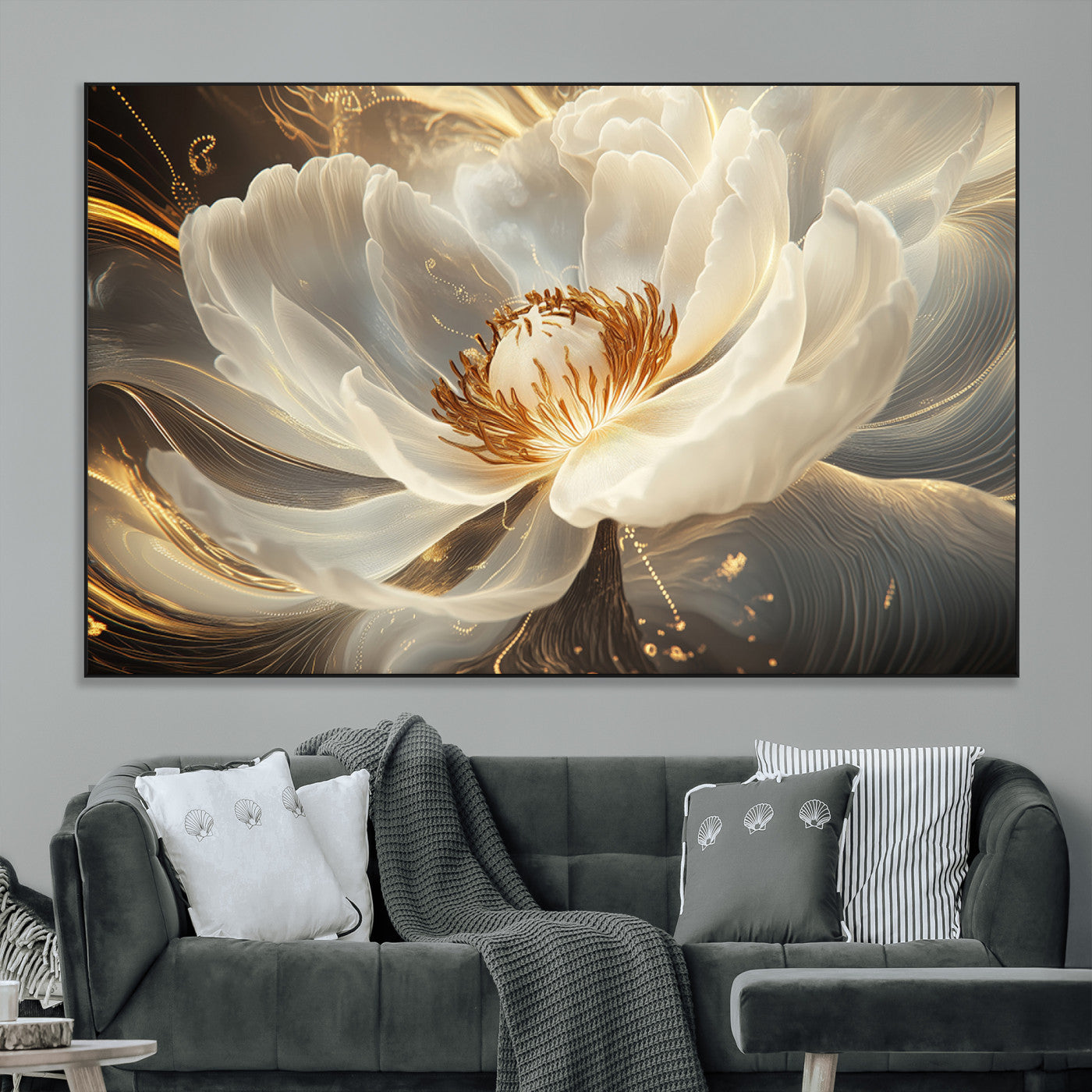 SEG-FC-51X34_Oversize - Abstract Floral Wall Art Canvas Print