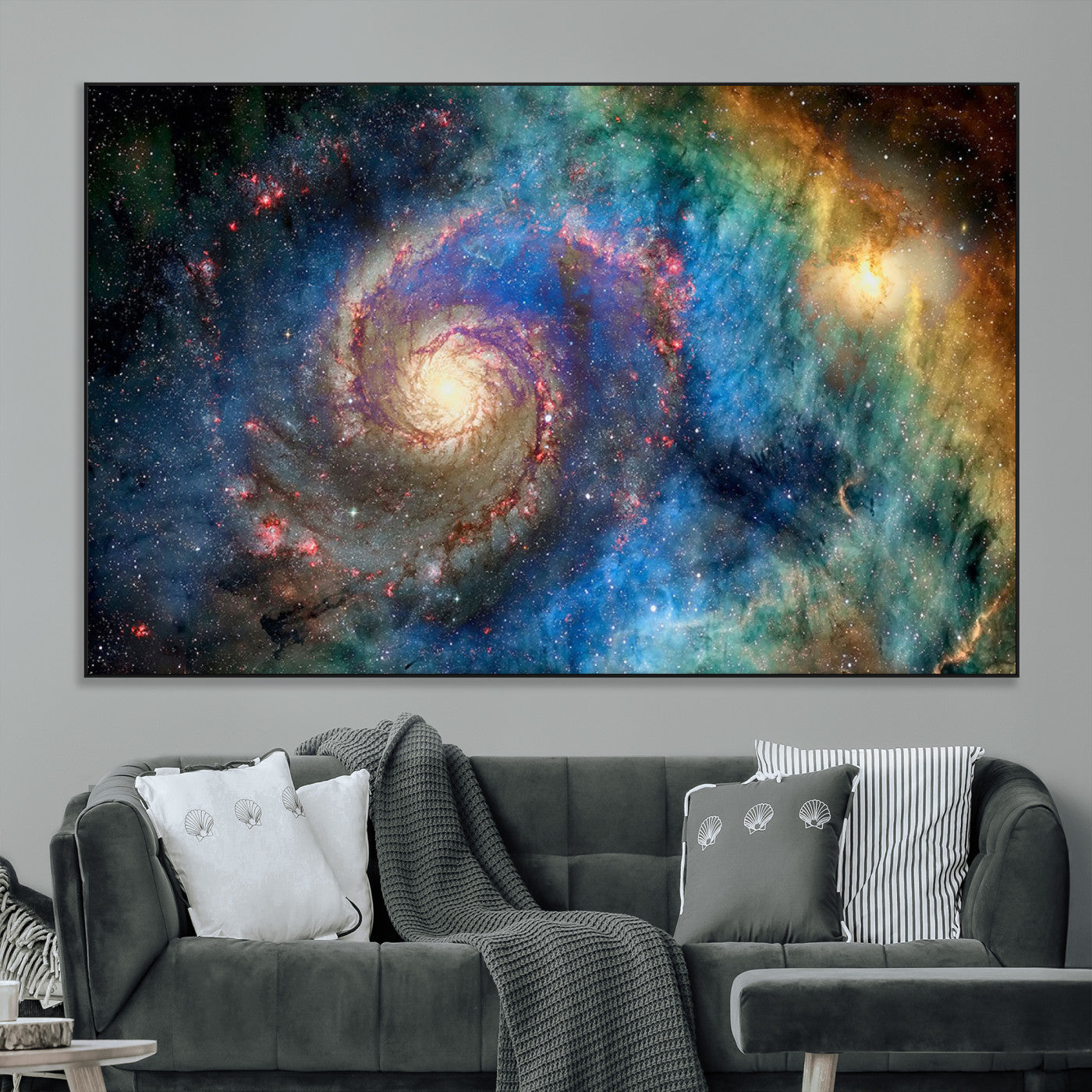 SEG-FC-51X34_Oversize - Spiral Galaxy Wall Art Canvas Print