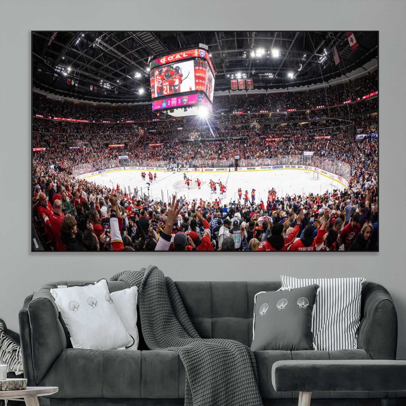 SEG-FC-51X34_Oversize - Amerant Bank Arena Wall Art Canvas Print - Basketball Arena Stadium Print
