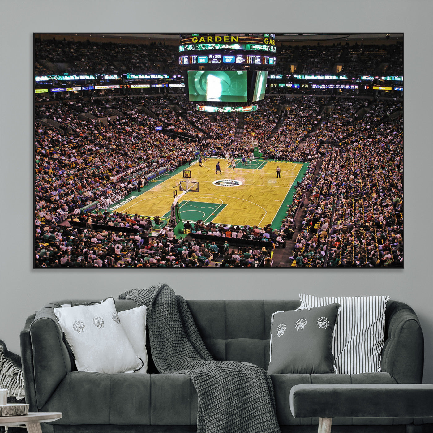 SEG-FC-51X34_Oversize - Celtics Game Versus The Timberwolves | Baseball Stadium Wall Art | Canvas Print | Ready to Hang