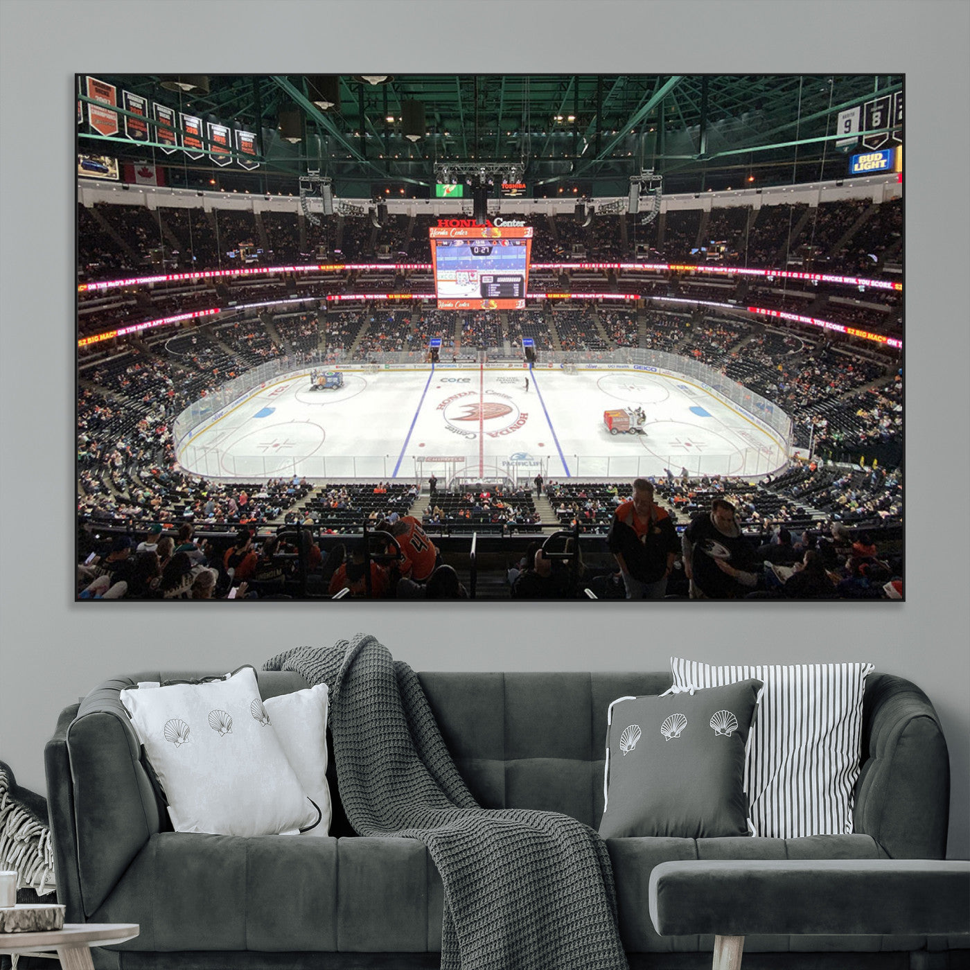 SEG-FC-51X34_Oversize - Honda Center California Anaheim Ducks Ice Hockey Stadium Canvas Print Wall Art