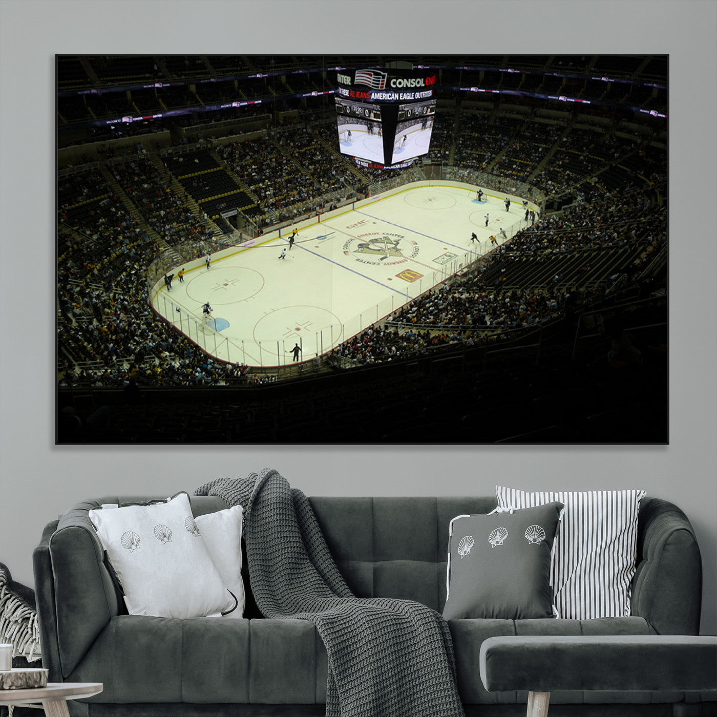SEG-FC-51X34_Oversize - PPG Paints Arena Pennsylvania Pittsburgh Penguins Hockey Stadium Canvas, Pennsylvania Pittsburgh