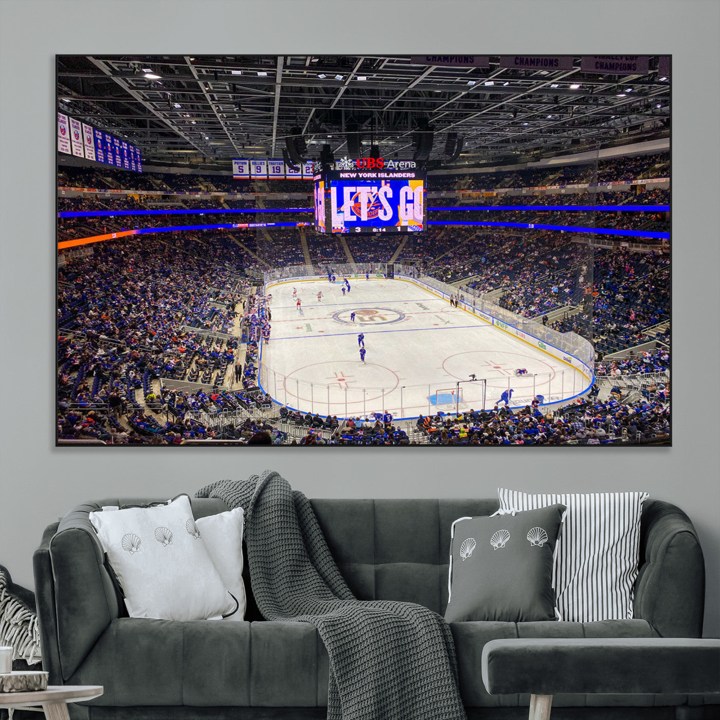 SEG-FC-51X34_Oversize - UBS Arena Elmont New York Islanders Ice Hockey Wall Art, UBS Arena Elmont Wall Art Canvas Print