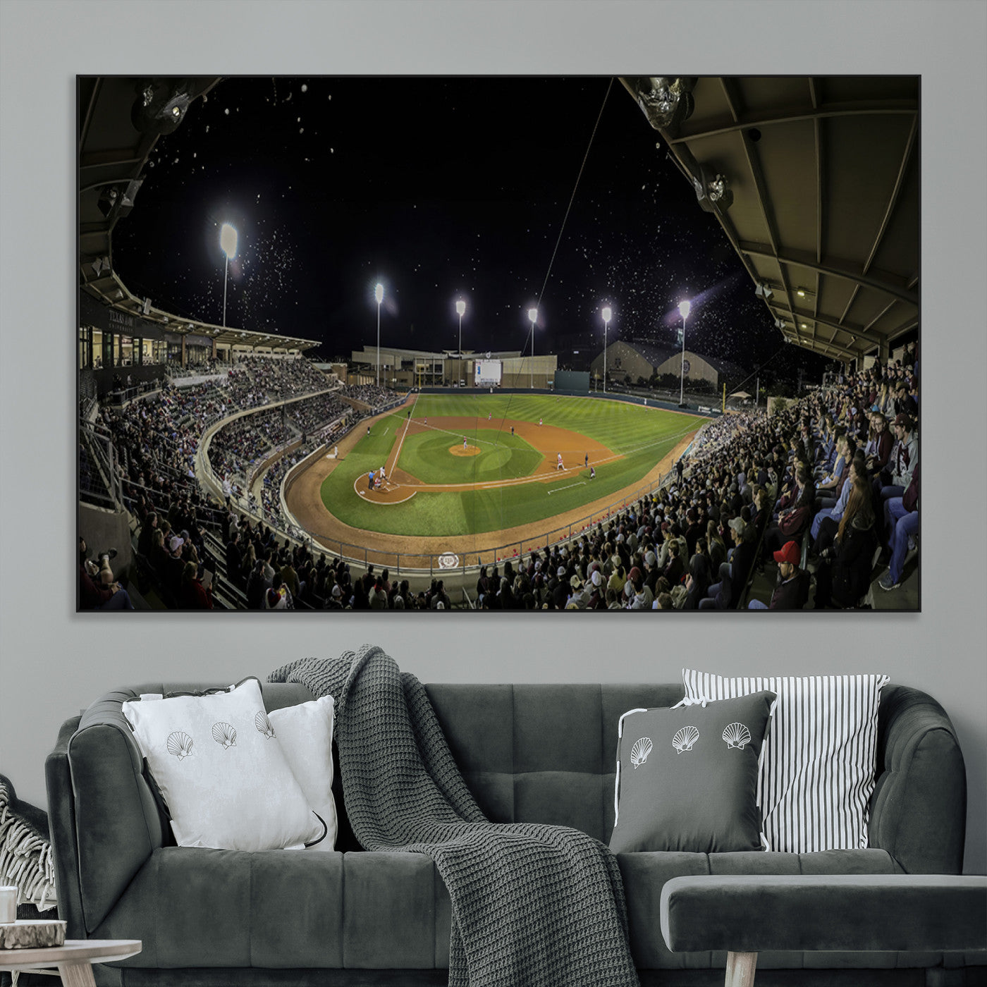 SEG-FC-51X34_Oversize - Olsen Field at Blue Bell Park - Texas A&M Aggies Baseball Stadium Wall Art Canvas Print