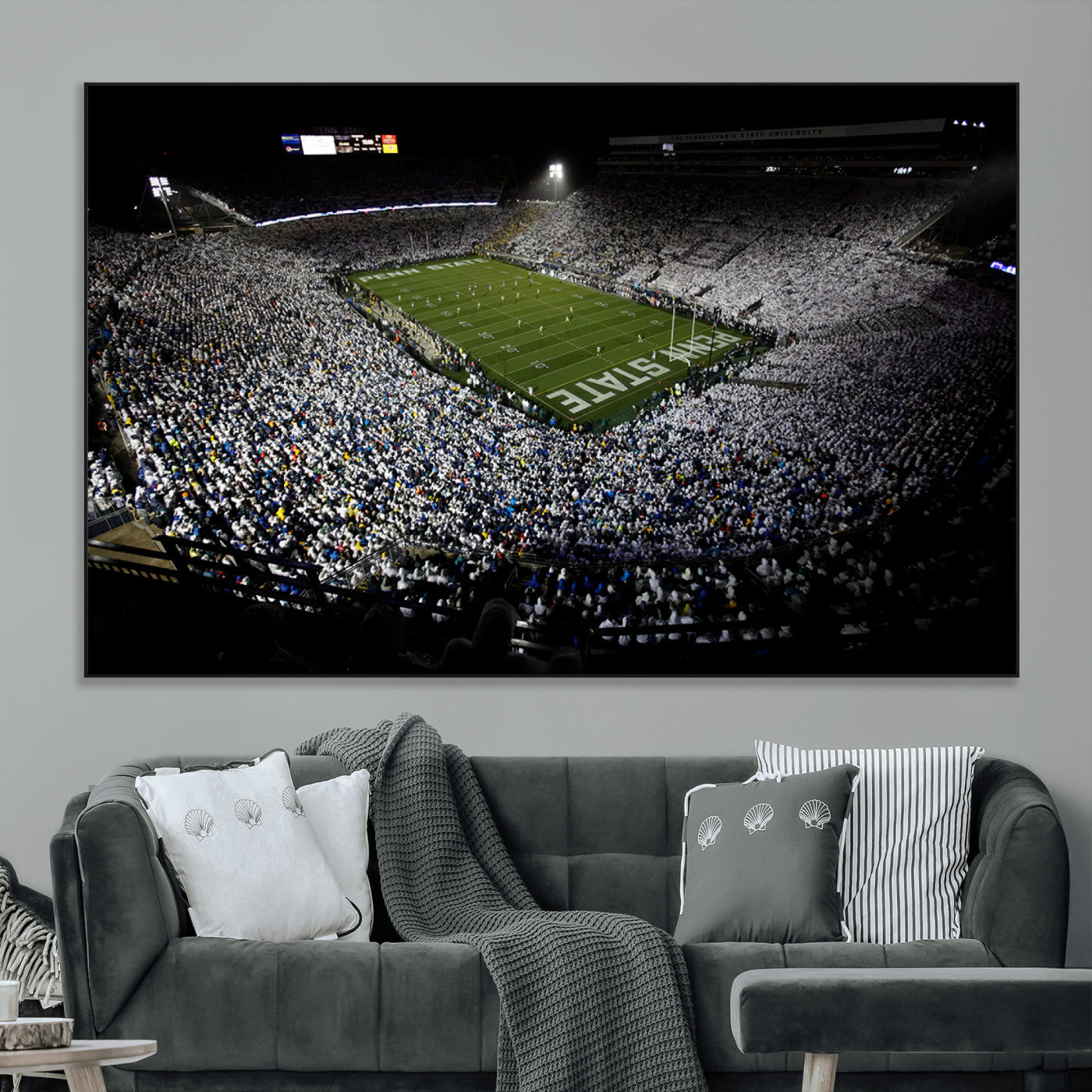 SEG-FC-51X34_Oversize - Penn State Football Stadium Wall Art - Beaver Stadium Canvas Print