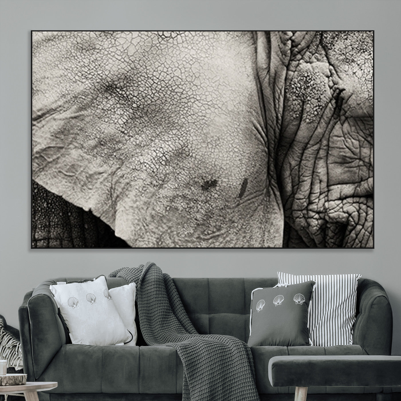 SEG-FC-51X34_Oversize - Elephant Wall Art Canvas Print