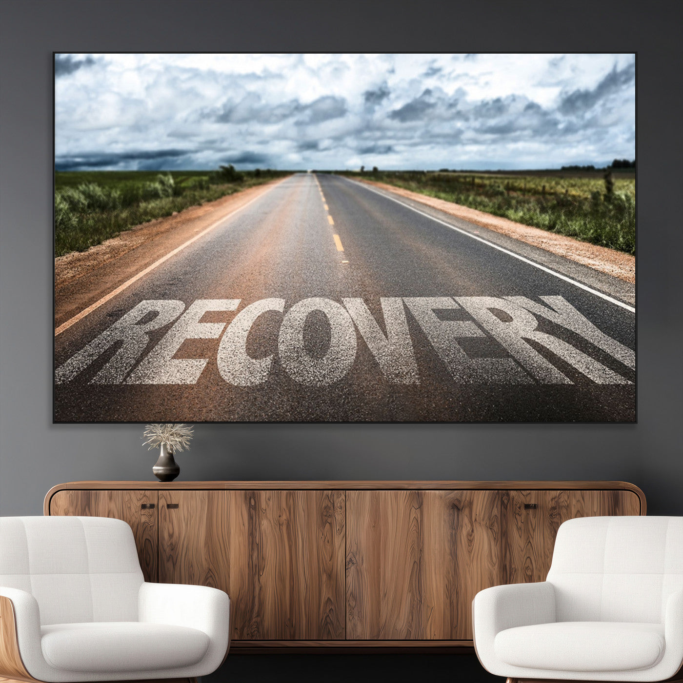SEG-FC-51X34_Oversize - Recovery Road Wall Art Canvas Print