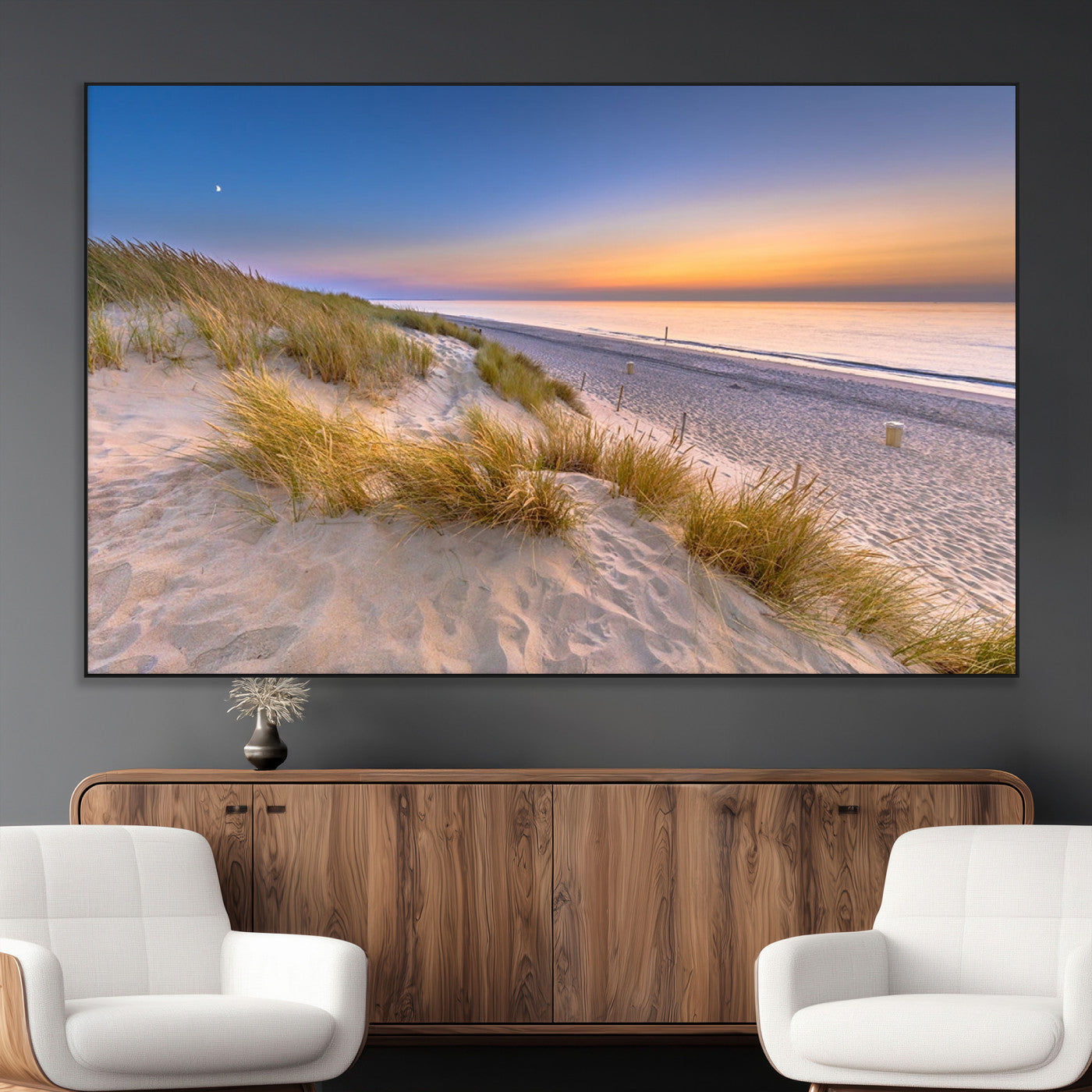 -Sunrise On The Beach Wall Art Canvas Print